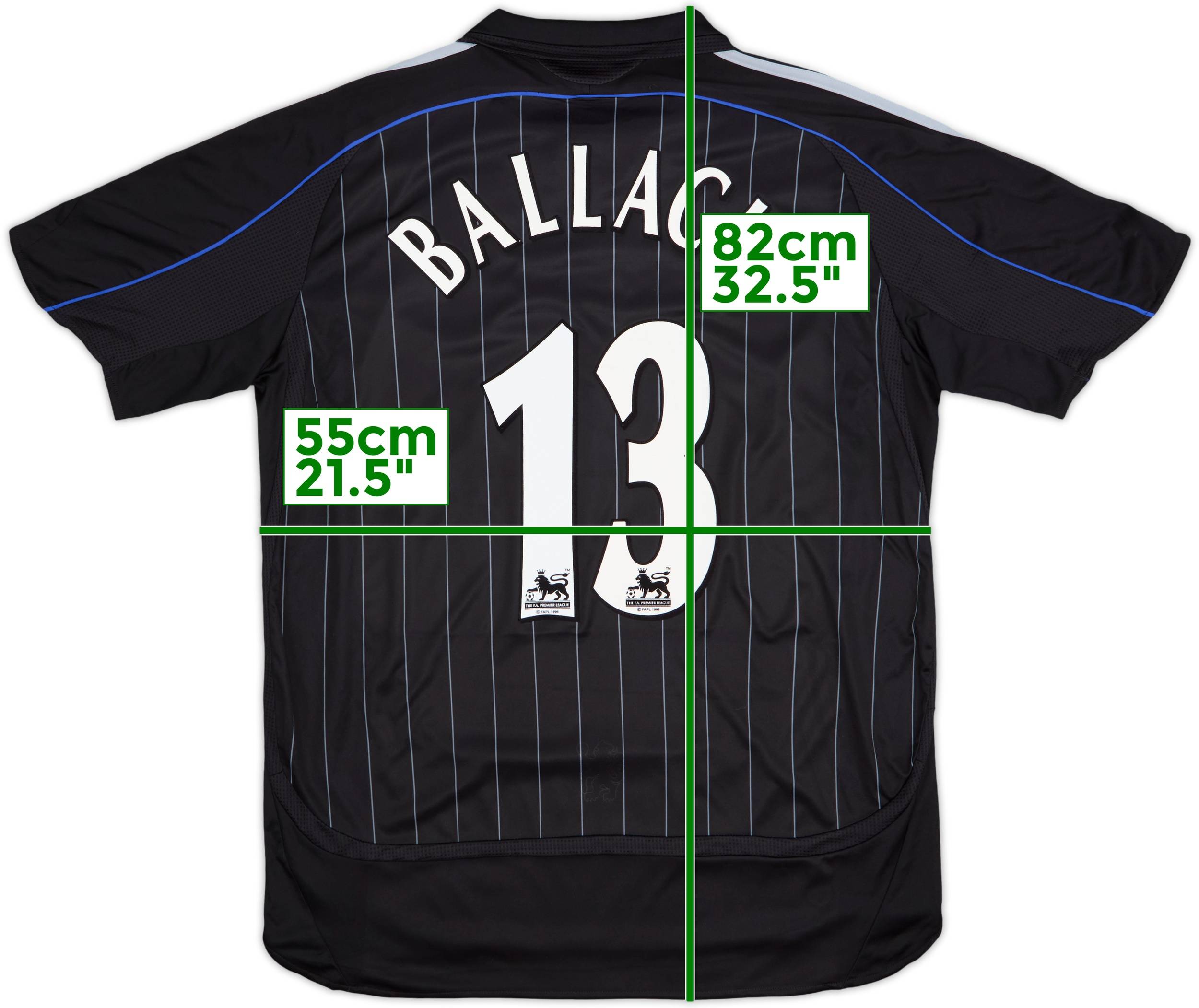 2006-07 Chelsea Third Shirt Ballack #13 - 8/10 - (L)