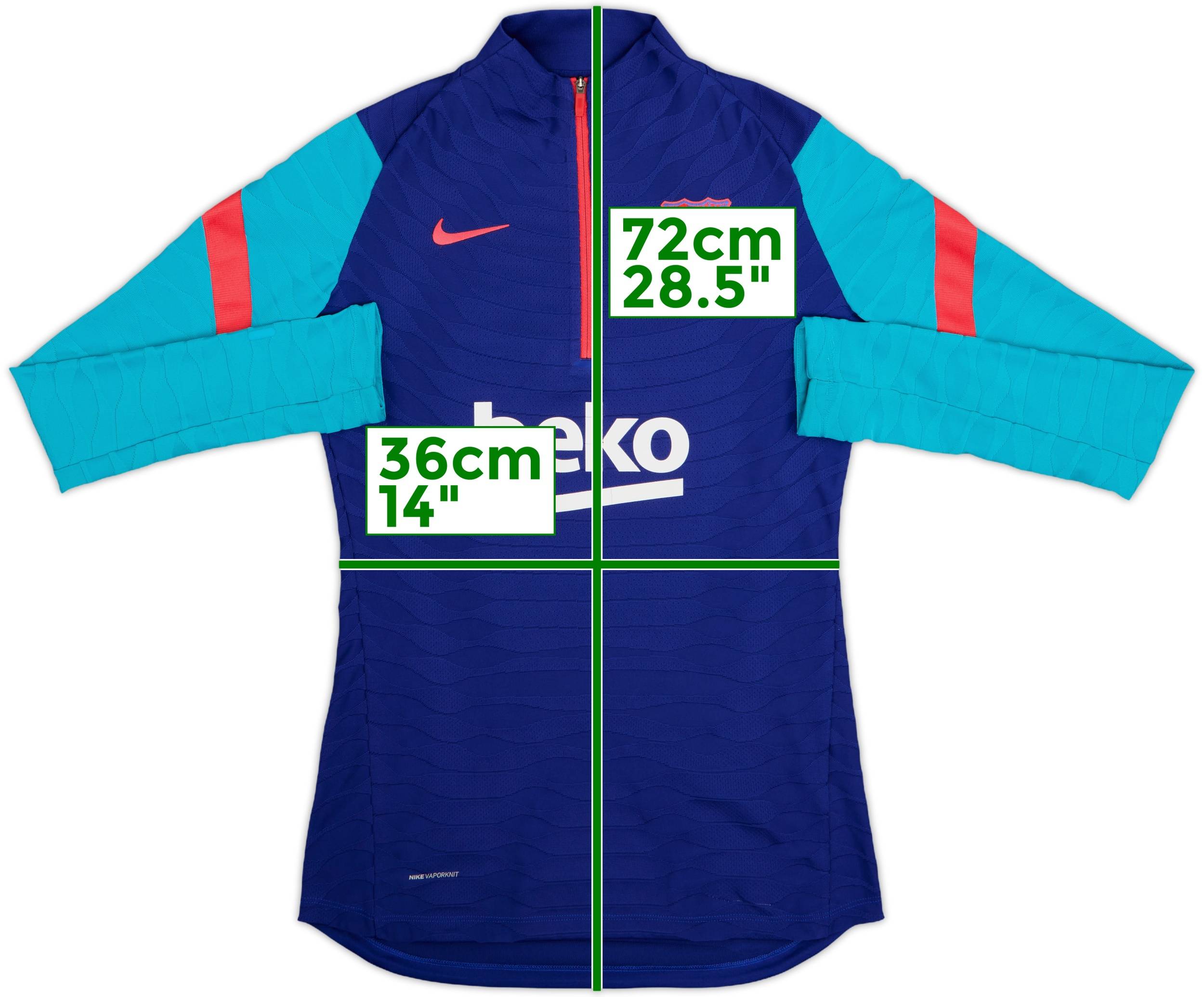 ゼニス新作モデル 2020-21 Barcelona (XS) - 7/10 - Top Drill Zip 1/4 Vaporknit Nike ウェア