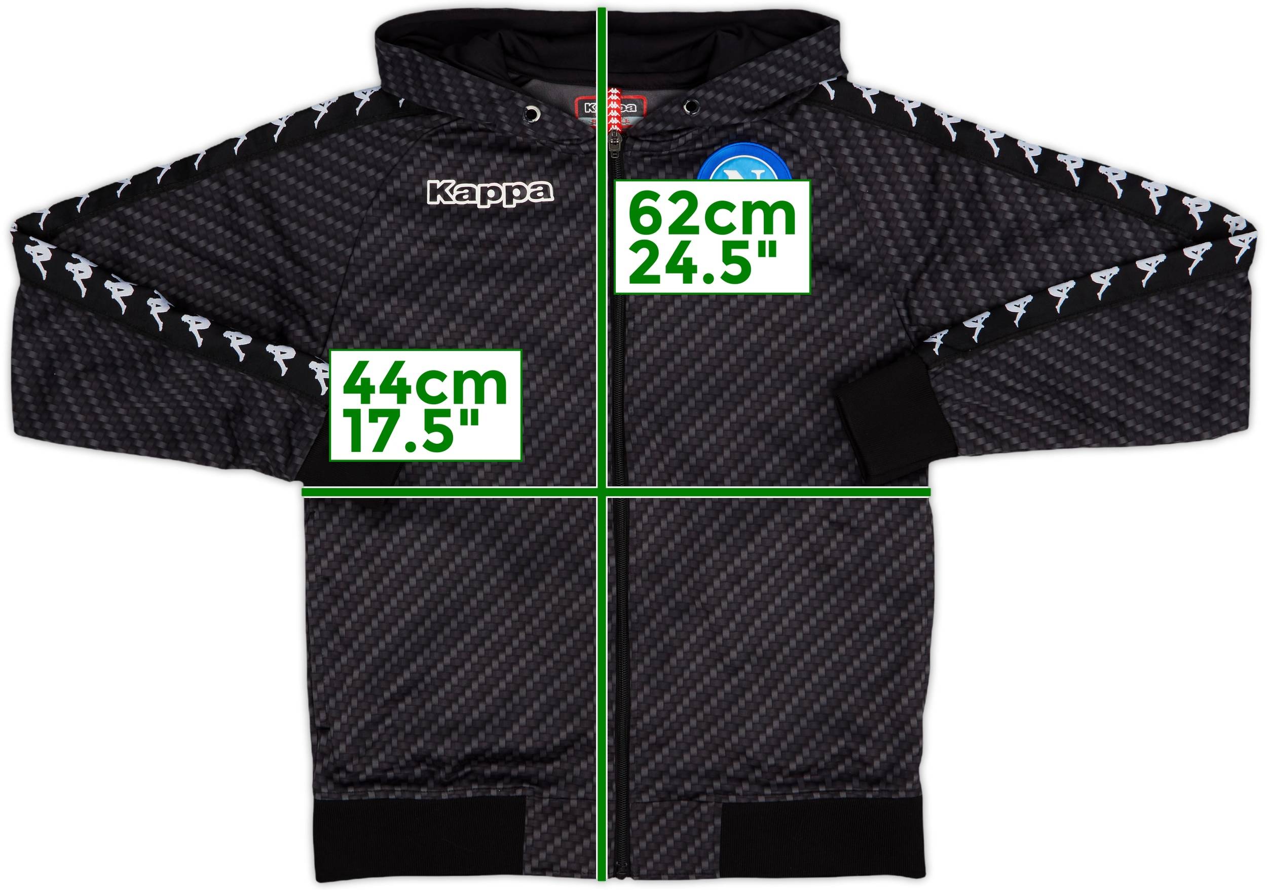 Kappa SSC Napoli ピステジャケット 黒 ウェア