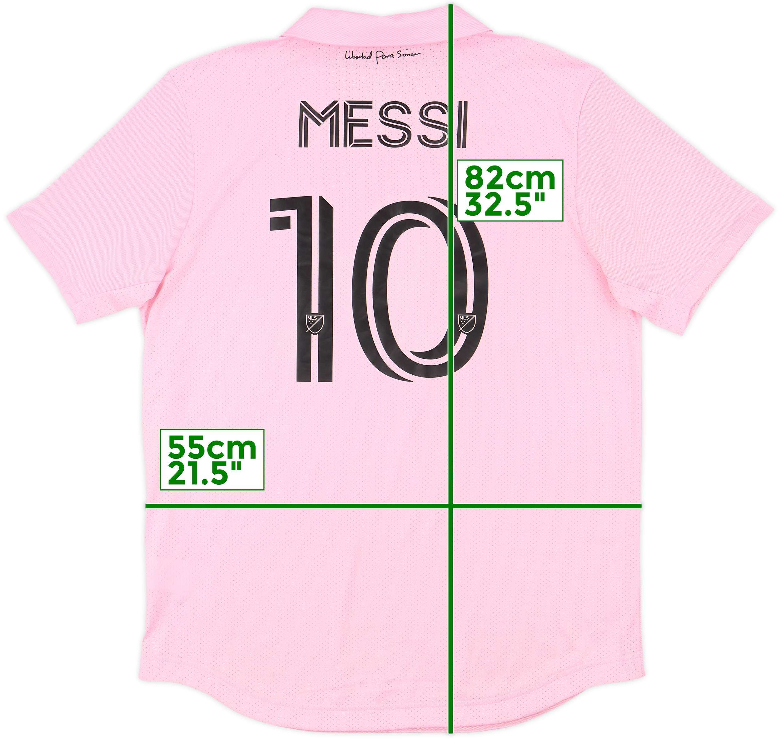 2023-24 Inter Miami Authentic Home Shirt Messi #10 - 7/10 - (L)