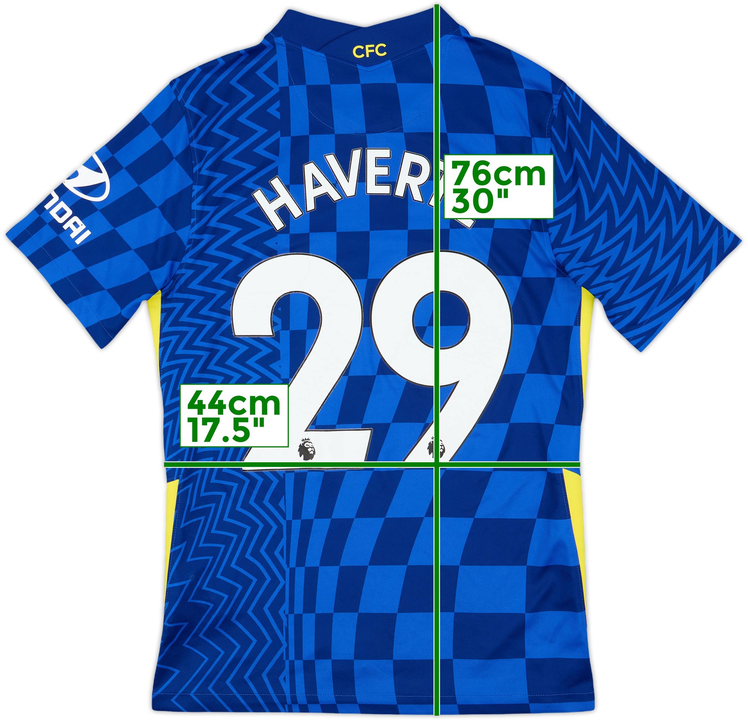 即日発送 2021-22 Chelsea (S) - 7/10 - #29 Havertz Shirt Home ウェア