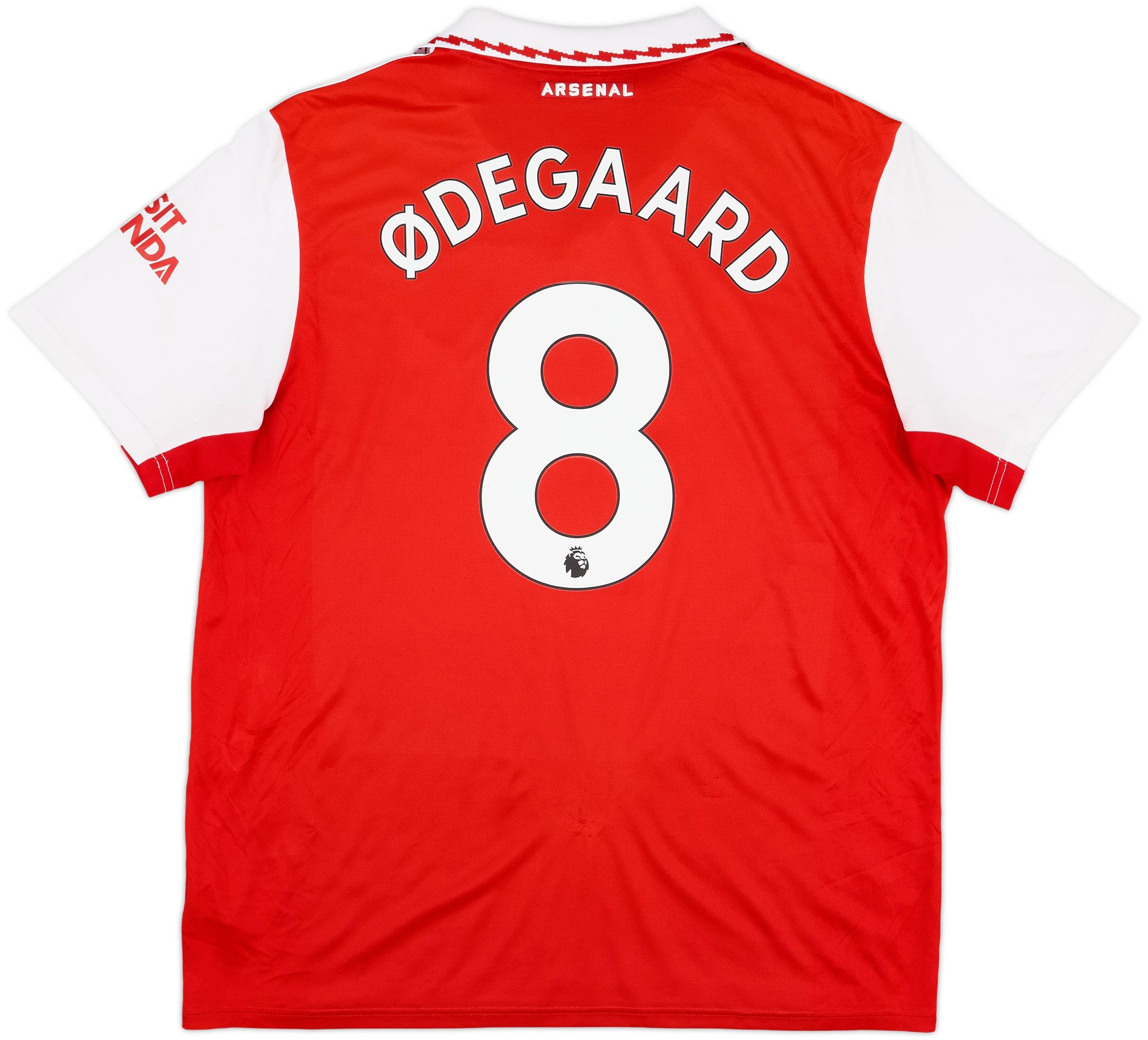2022-23 Arsenal Home Shirt Odegaard #8 - 8/10 - (XL)