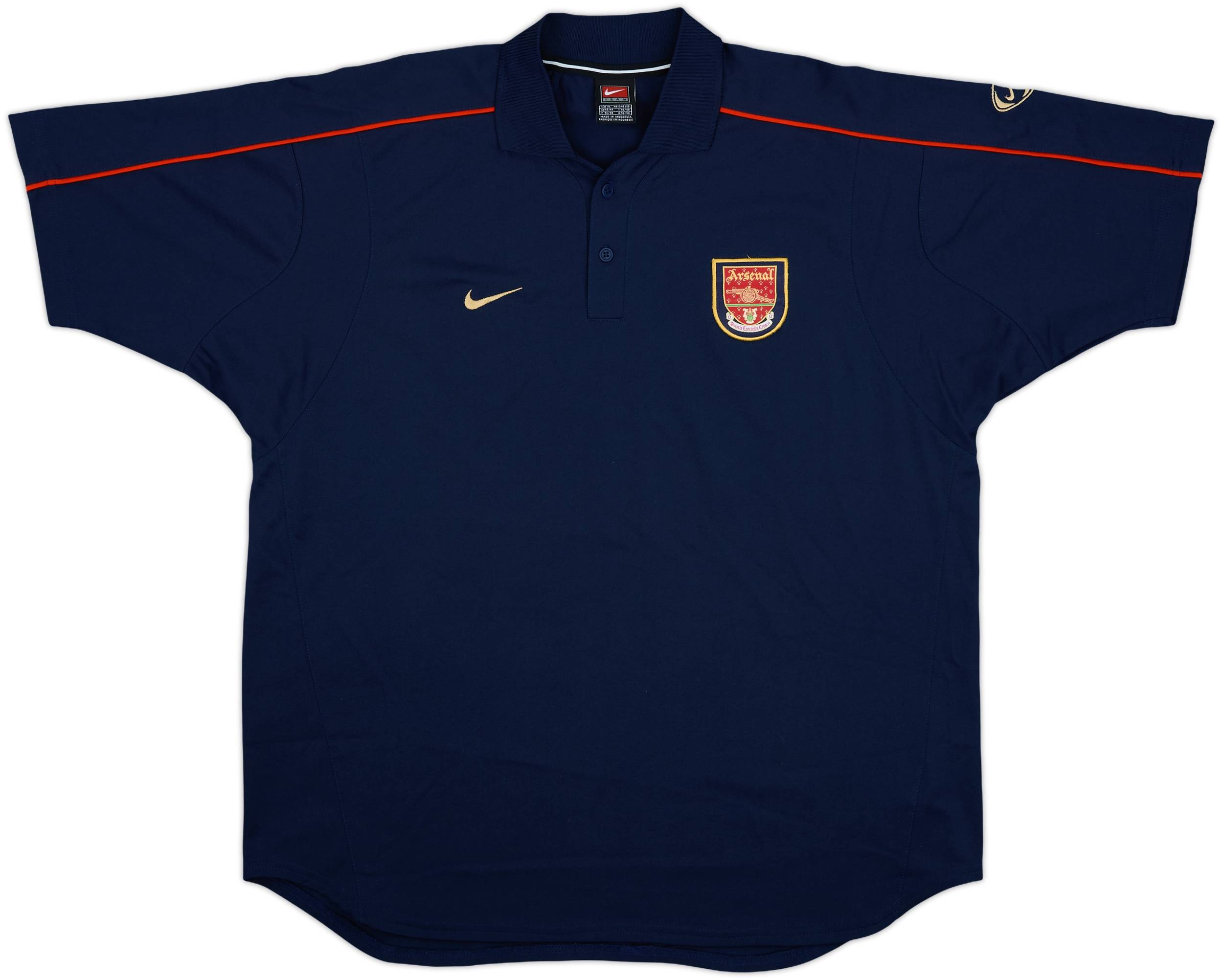 2001-02 Arsenal Nike Polo Shirt - 10/10 - (XL)