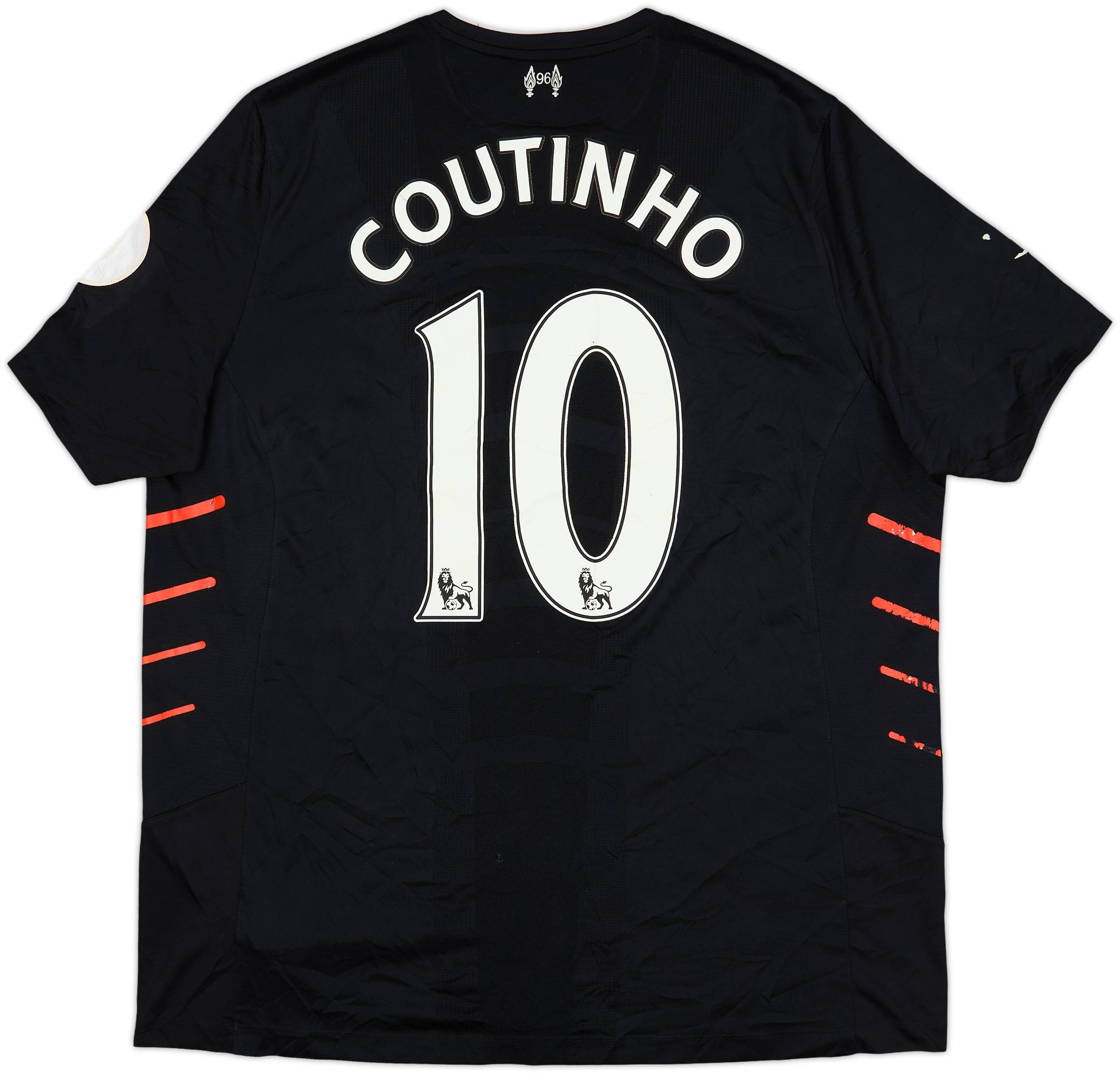2016-17 Liverpool Away Shirt Coutinho #10 - 5/10 - (XXL)