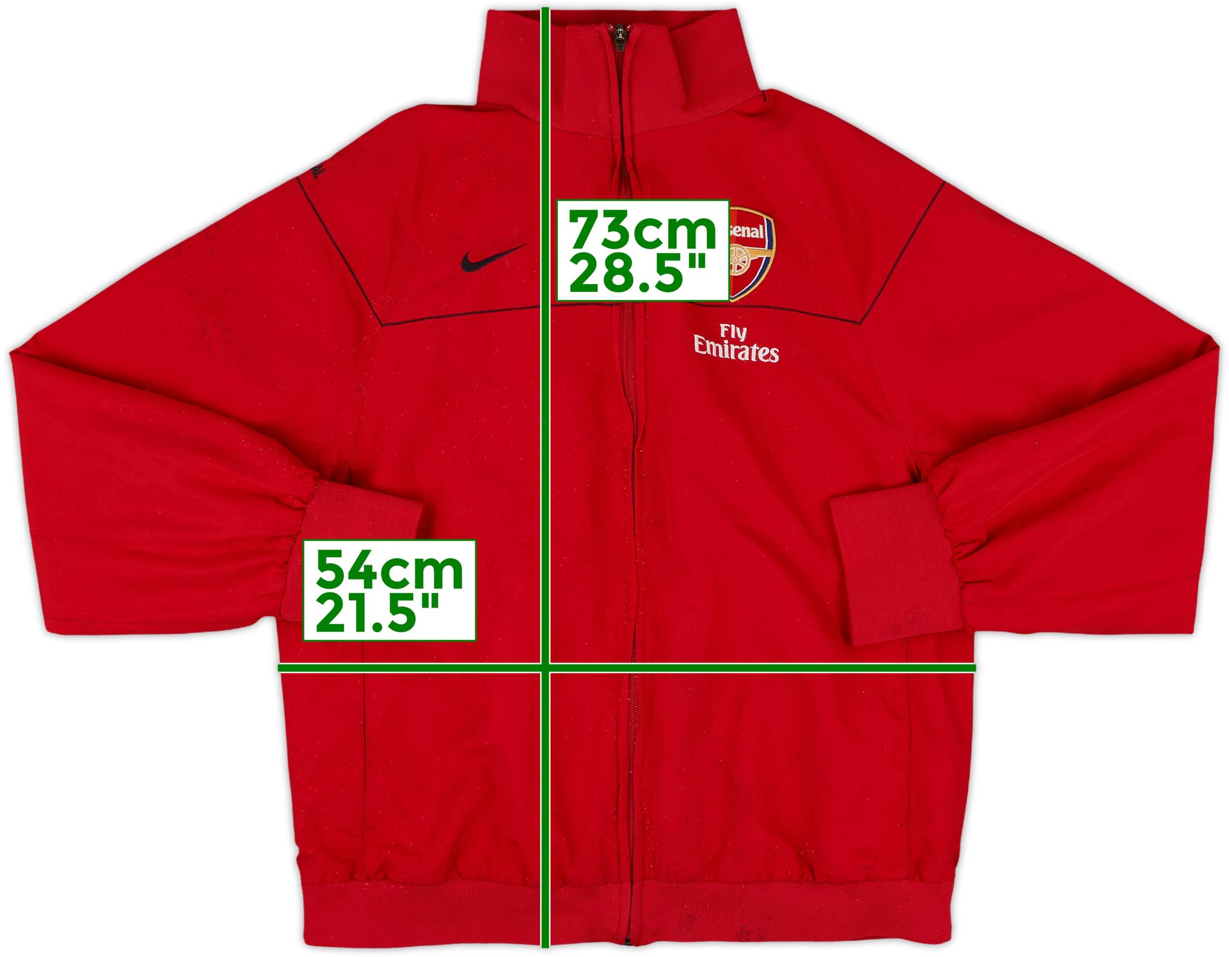 なんでも鑑定団よりも驚き！ Arsenal 2008-09 Nike (L) - 7/10 - Jacket Track Woven ウェア