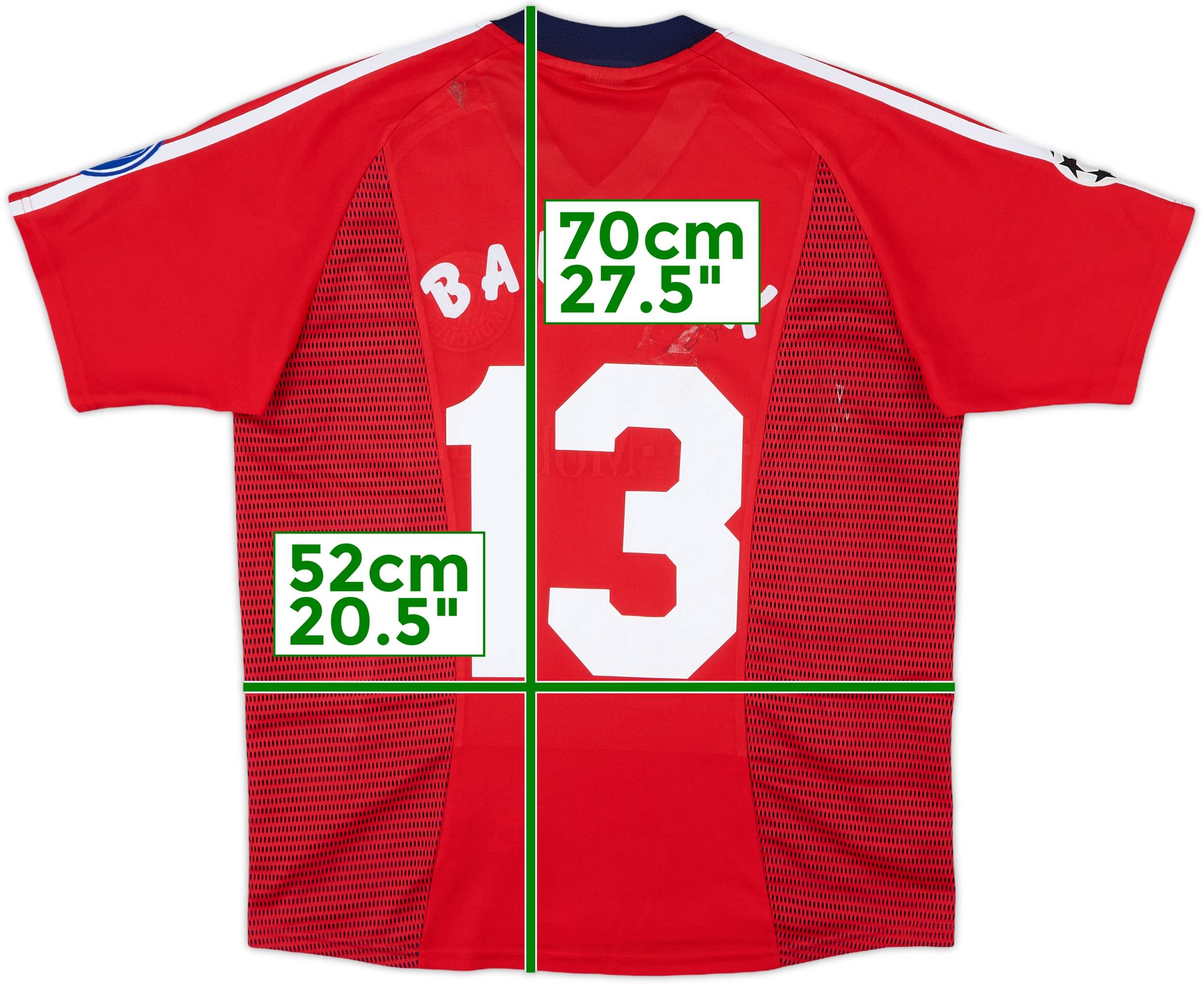 【お年玉セール特価】 2002-03 Bayern Munich CL Shirt Ballack #13 - 4/10 - (XL.Boys) ウェア