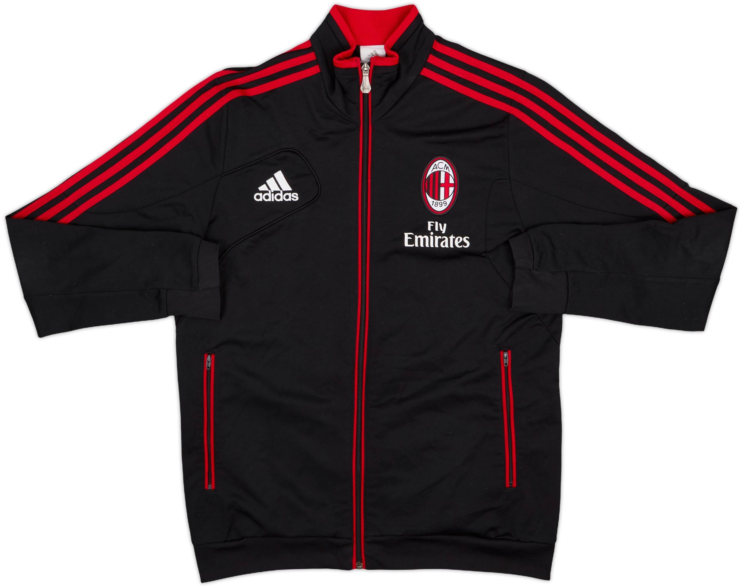 2012-13 AC Milan adidas Track Jacket - 8/10 - (XL.Boys)