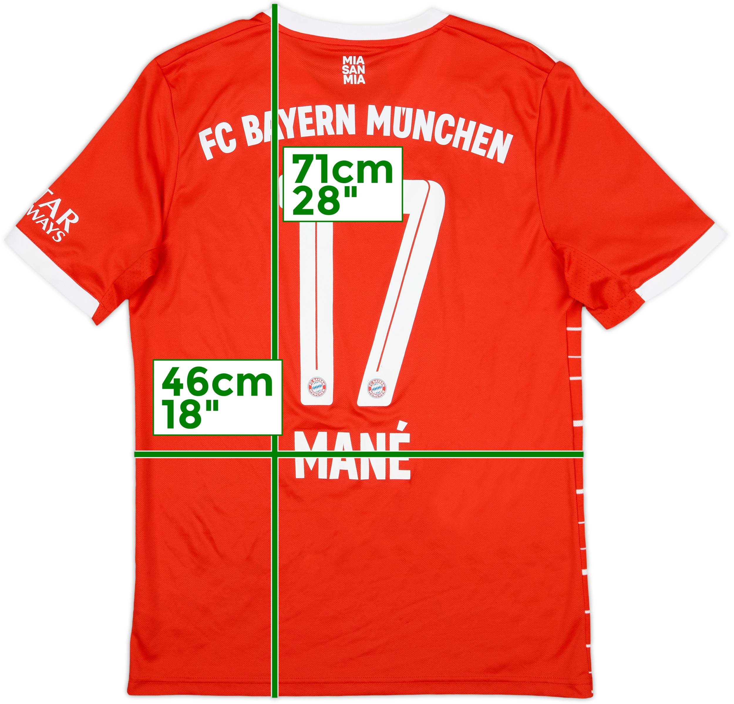 2022-23 Bayern Munich Home Shirt Mane #17 - 7/10 - (XL.Boys)