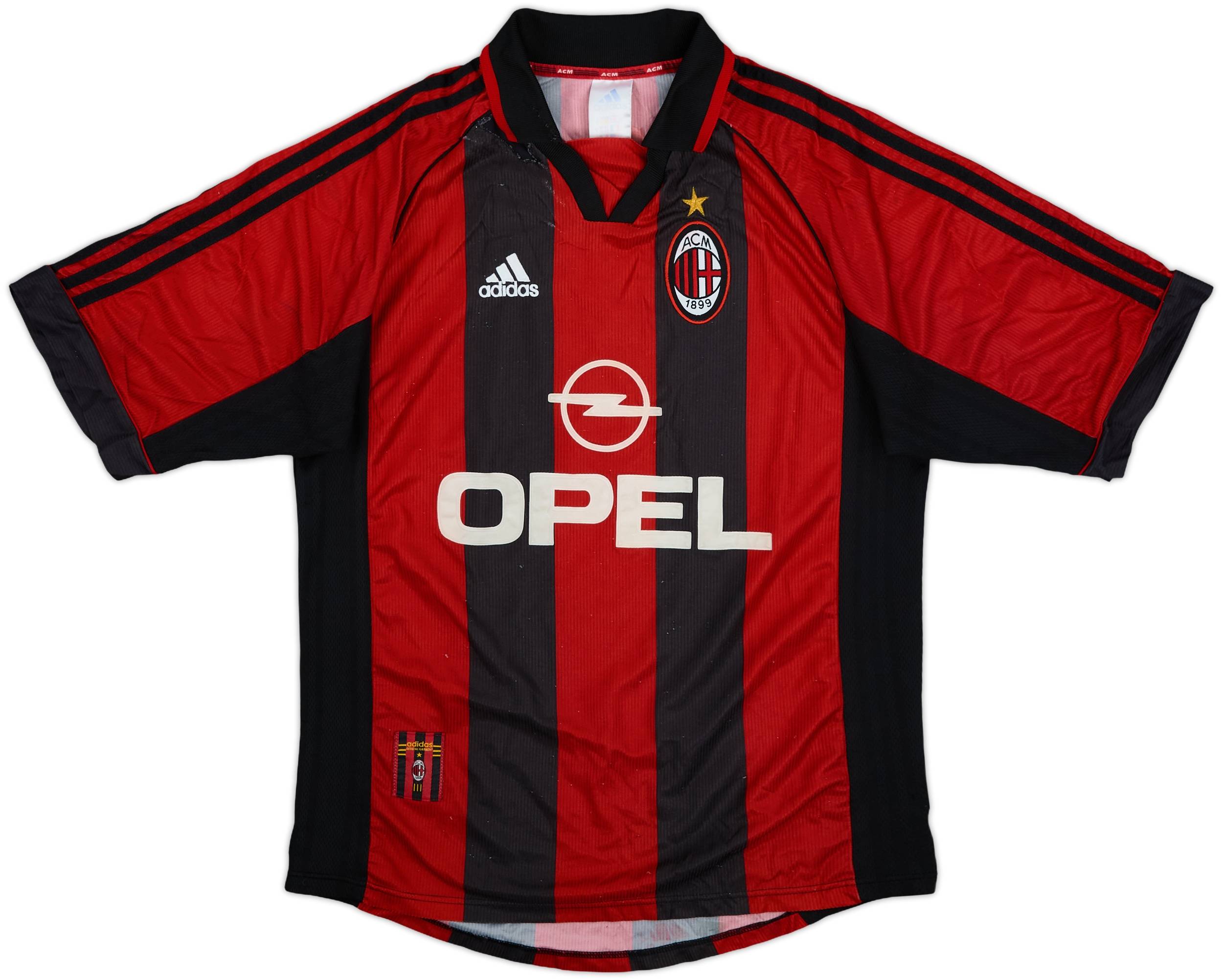【メーカー直売】の商品をすべて 1998-00 (M) - 5/10 - Shirt Home Milan AC ウェア