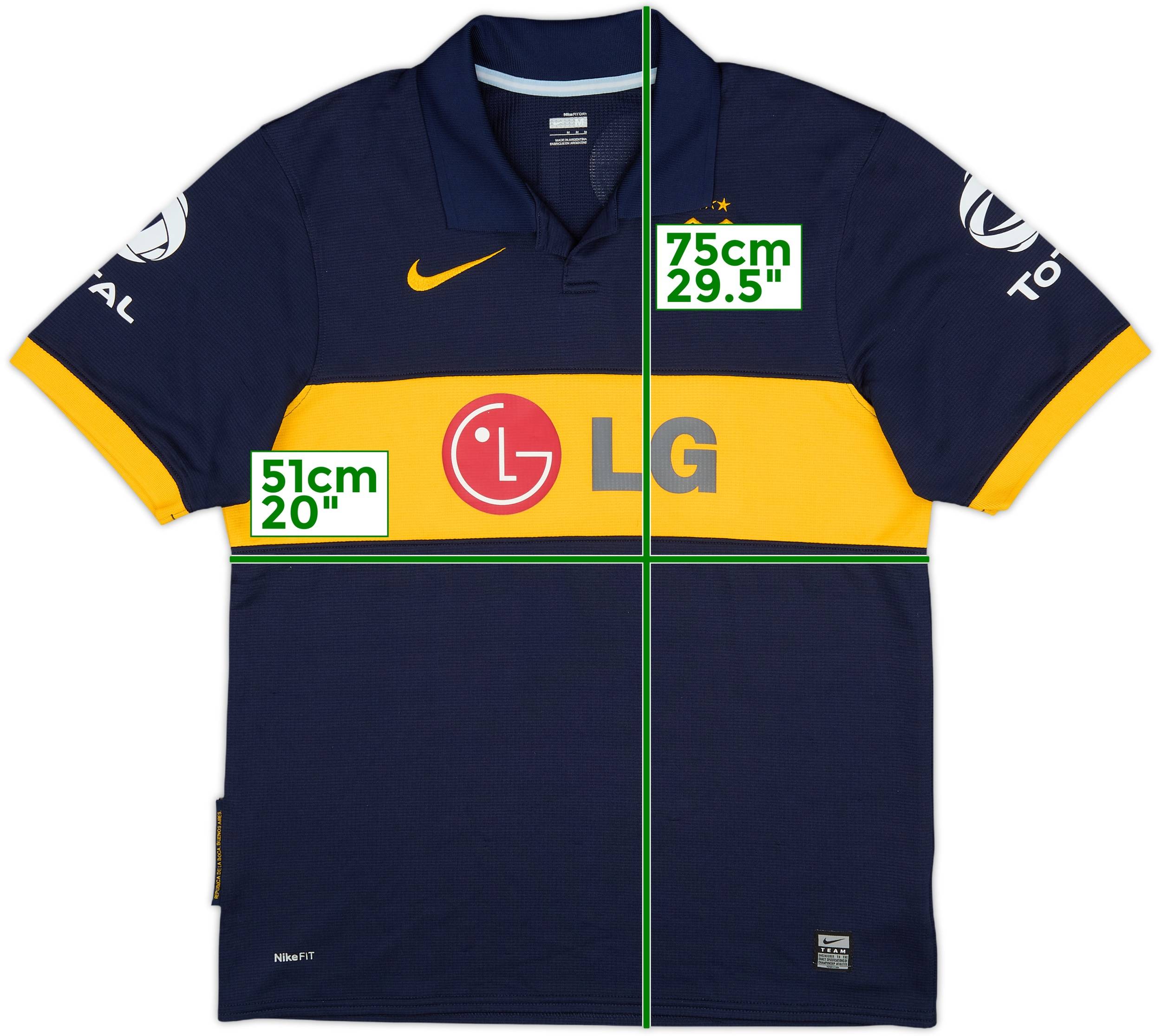 半額ストア Home Juniors Boca 2009-10 Shirt (M) - 9/10 - ウェア