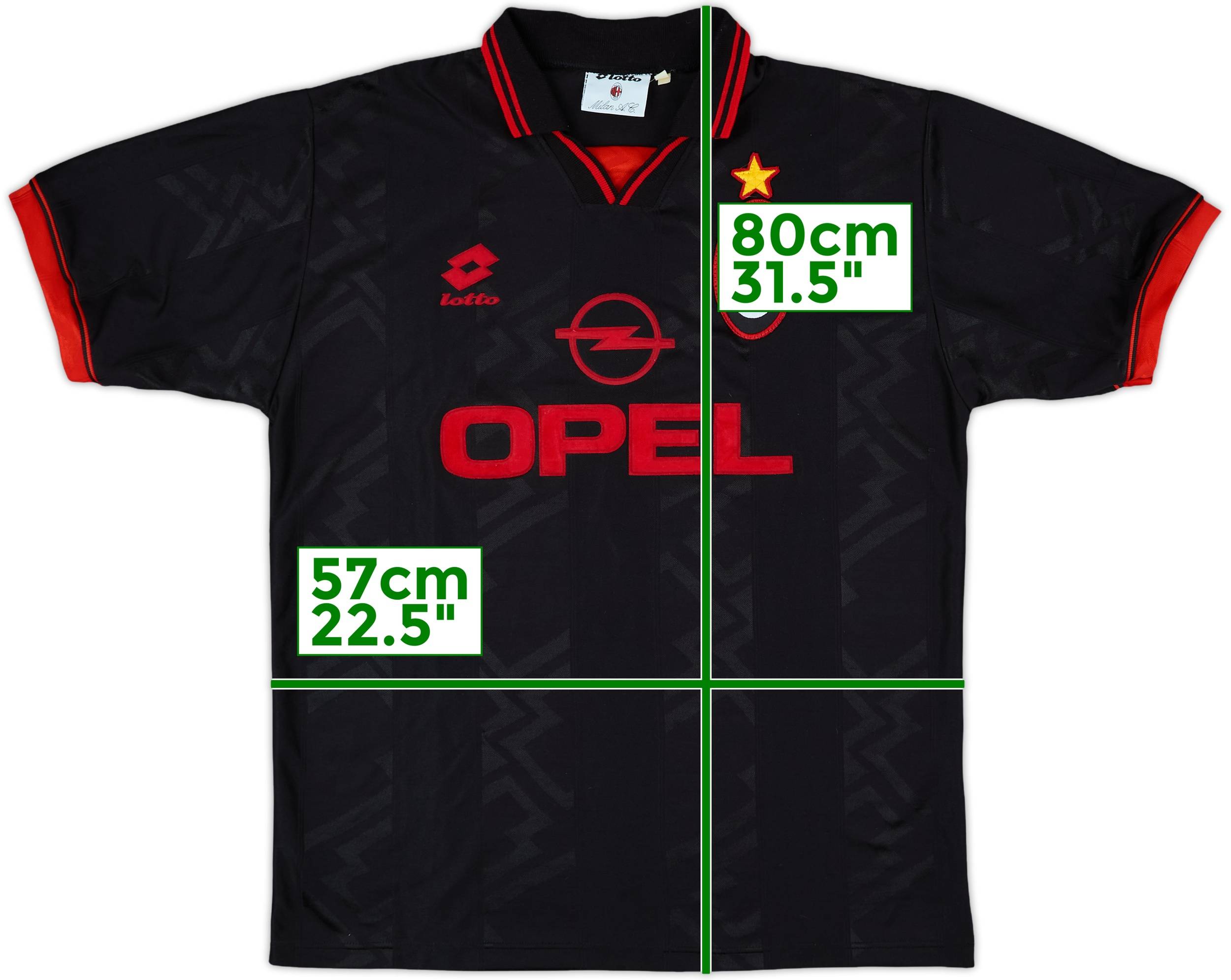 1996-97 AC Milan Third Shirt - 8/10 - (XL)