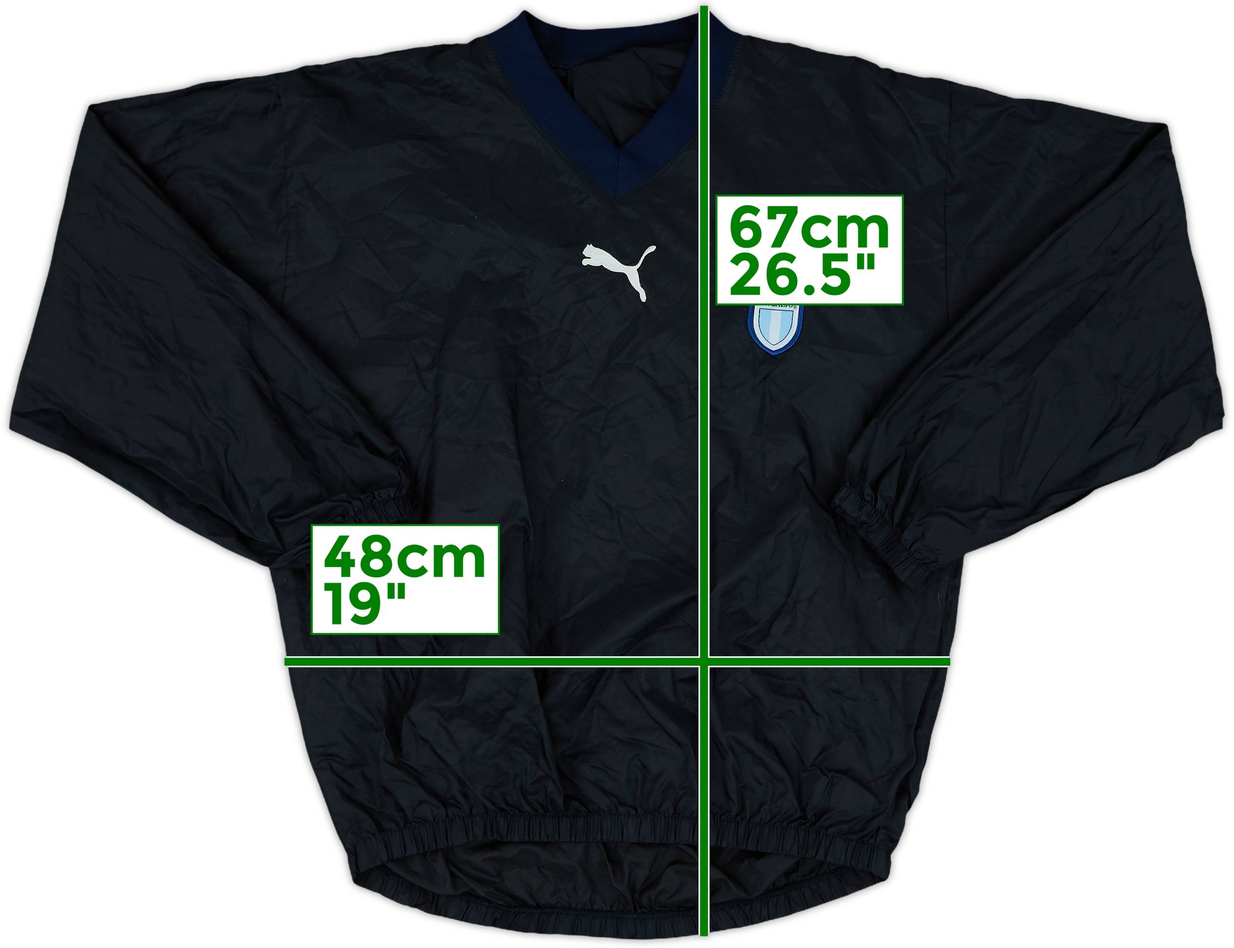 2006-07 Lazio Puma Drill Top - 8/10 - (L.Boys)