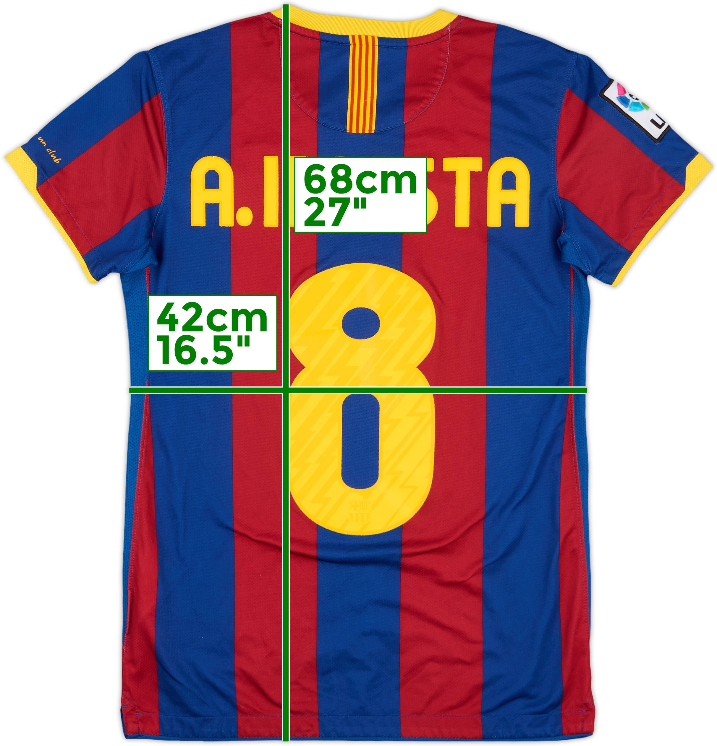 FC Barcelona A. Iniesta 8番 シャツ ユニフォーム