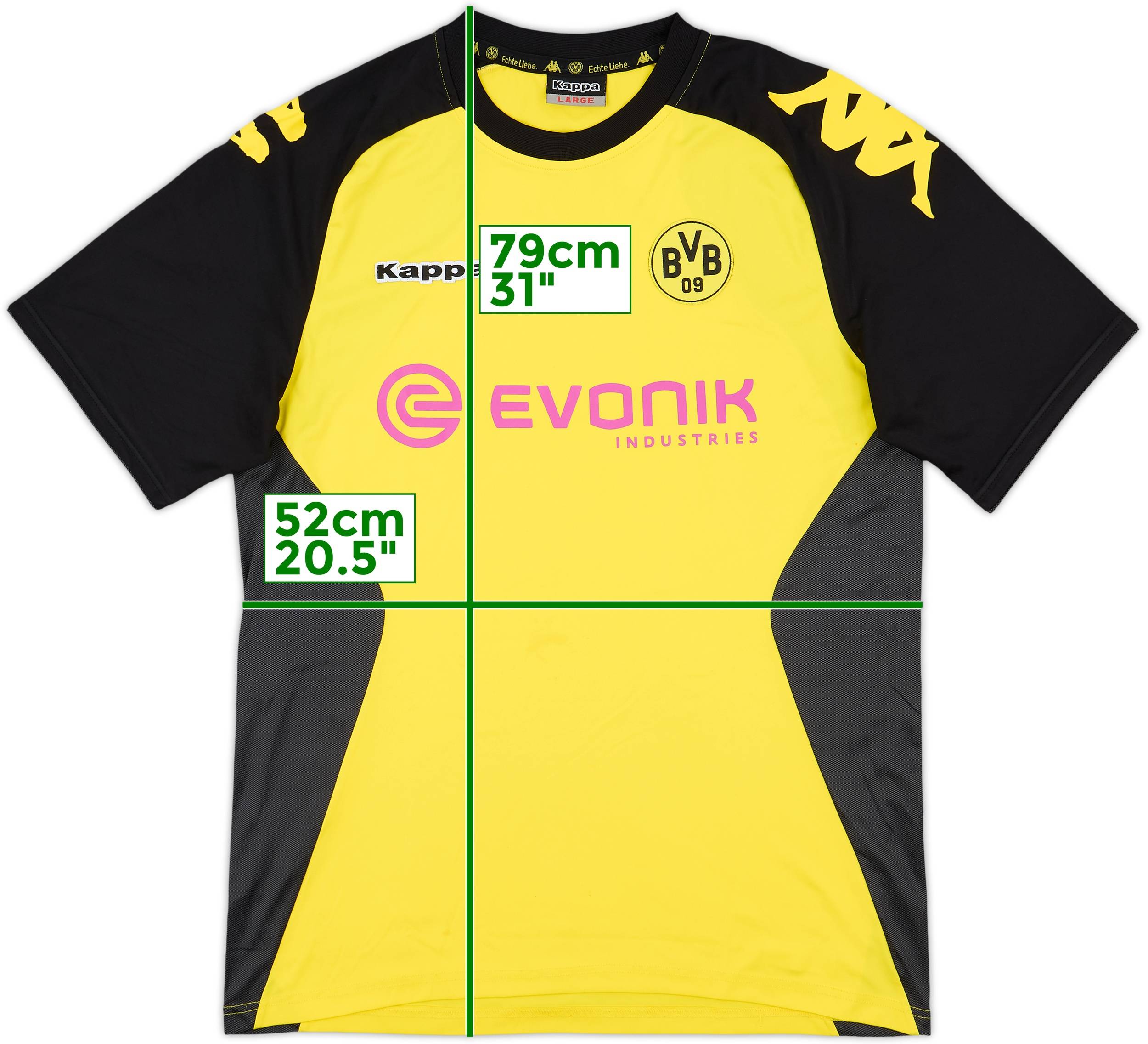 Kappa ボルシア　Borussia 2013-2014 シャツ Lサイズ Kappa Borussia Dortmund シャツ Lサイズ