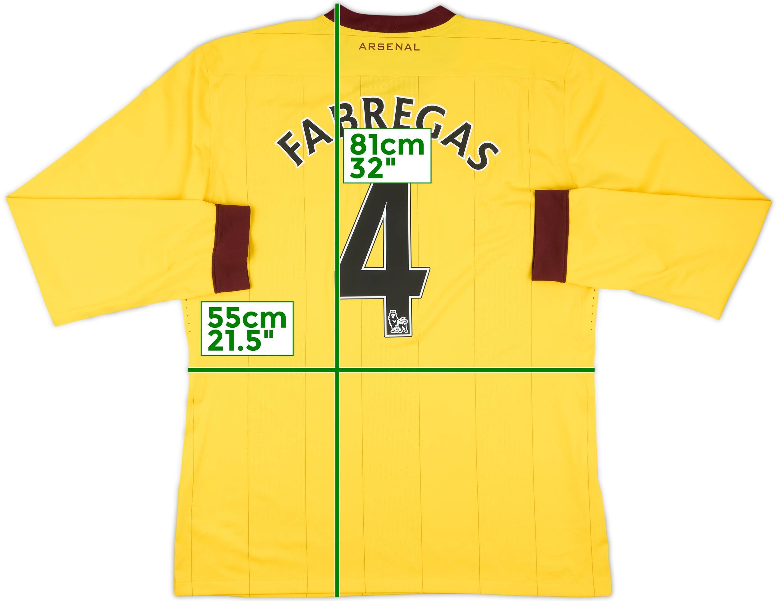 アーセナル FABREGAS 4 長袖ウェア
