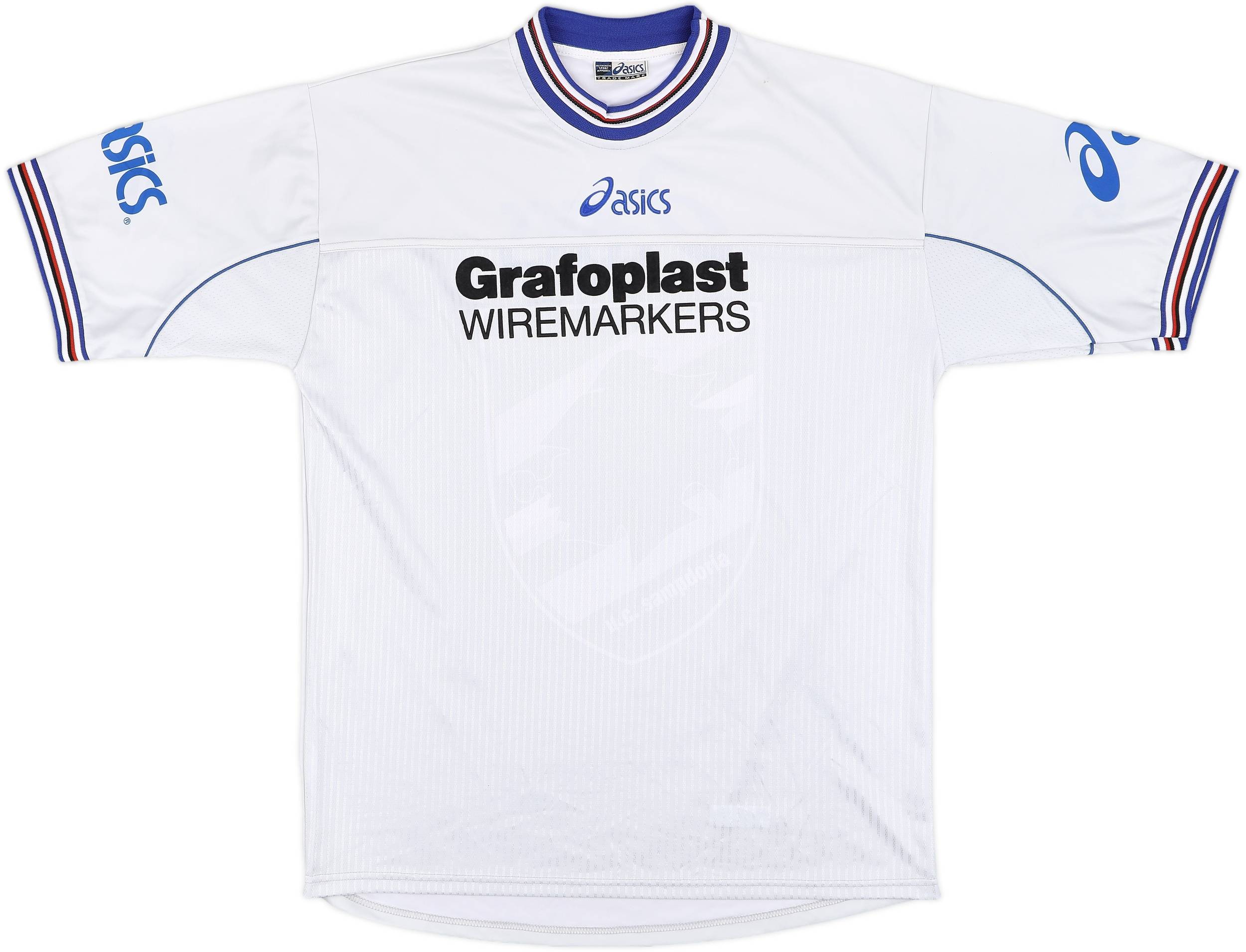 2001-02 Sampdoria Asics Training Shirt - 8/10 - (XL)