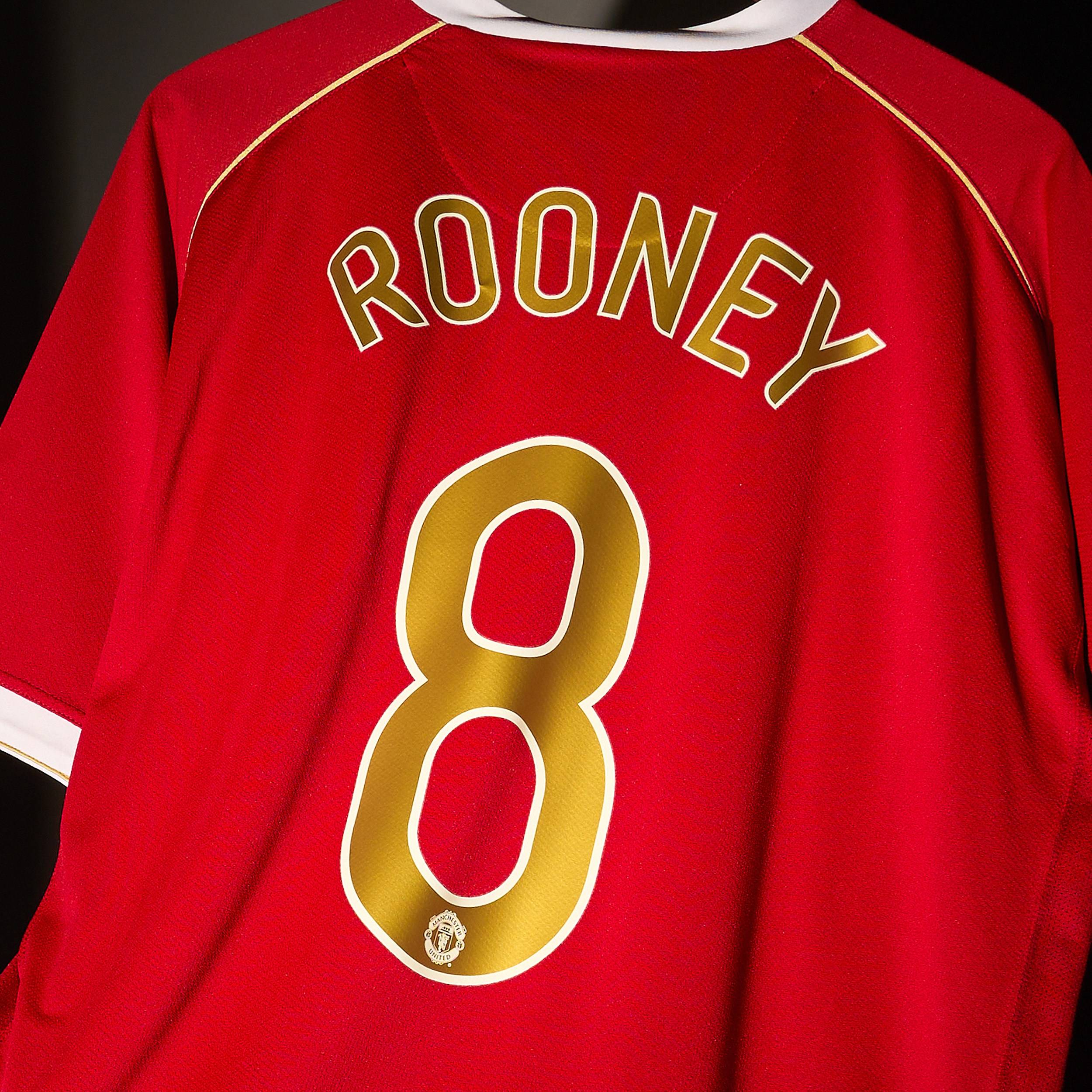 2006-07 Manchester United Home Shirt Rooney #8