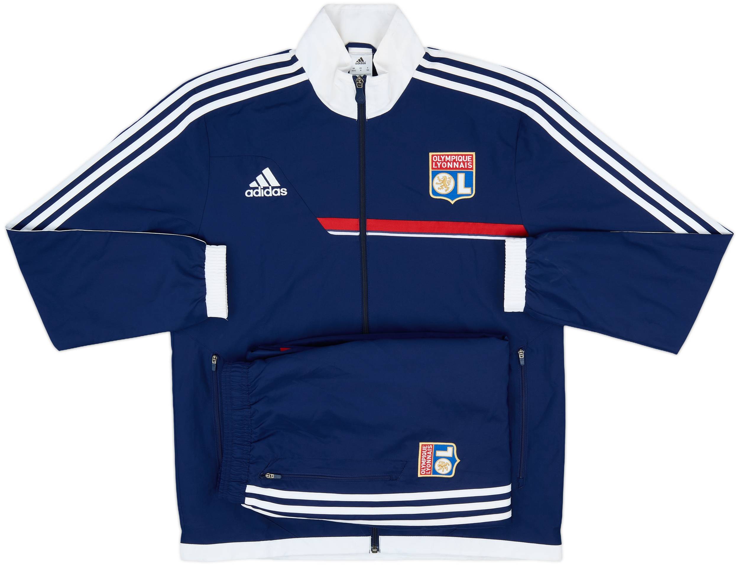2013-14 Lyon adidas Tracksuit - 9/10 - (M/L)