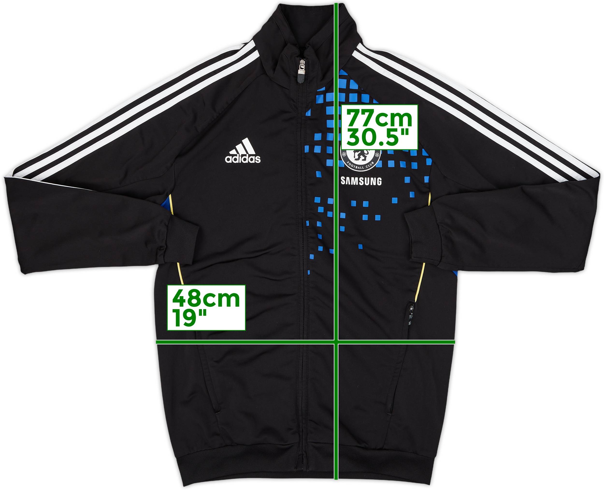2011-12 Chelsea adidas Track Jacket - 9/10 - (S)