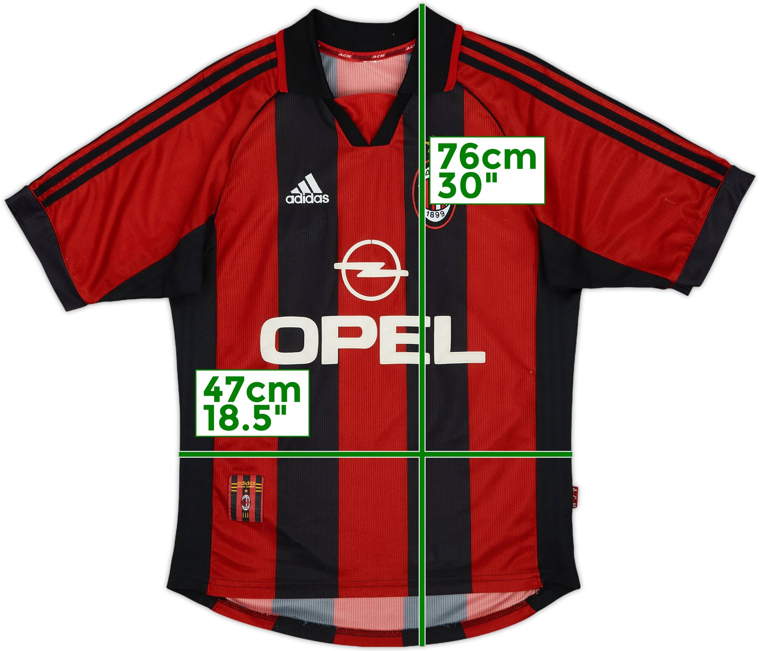 AC Milan UCL Home Kit 06/07 Maldini #3 Soccer Jersey Long