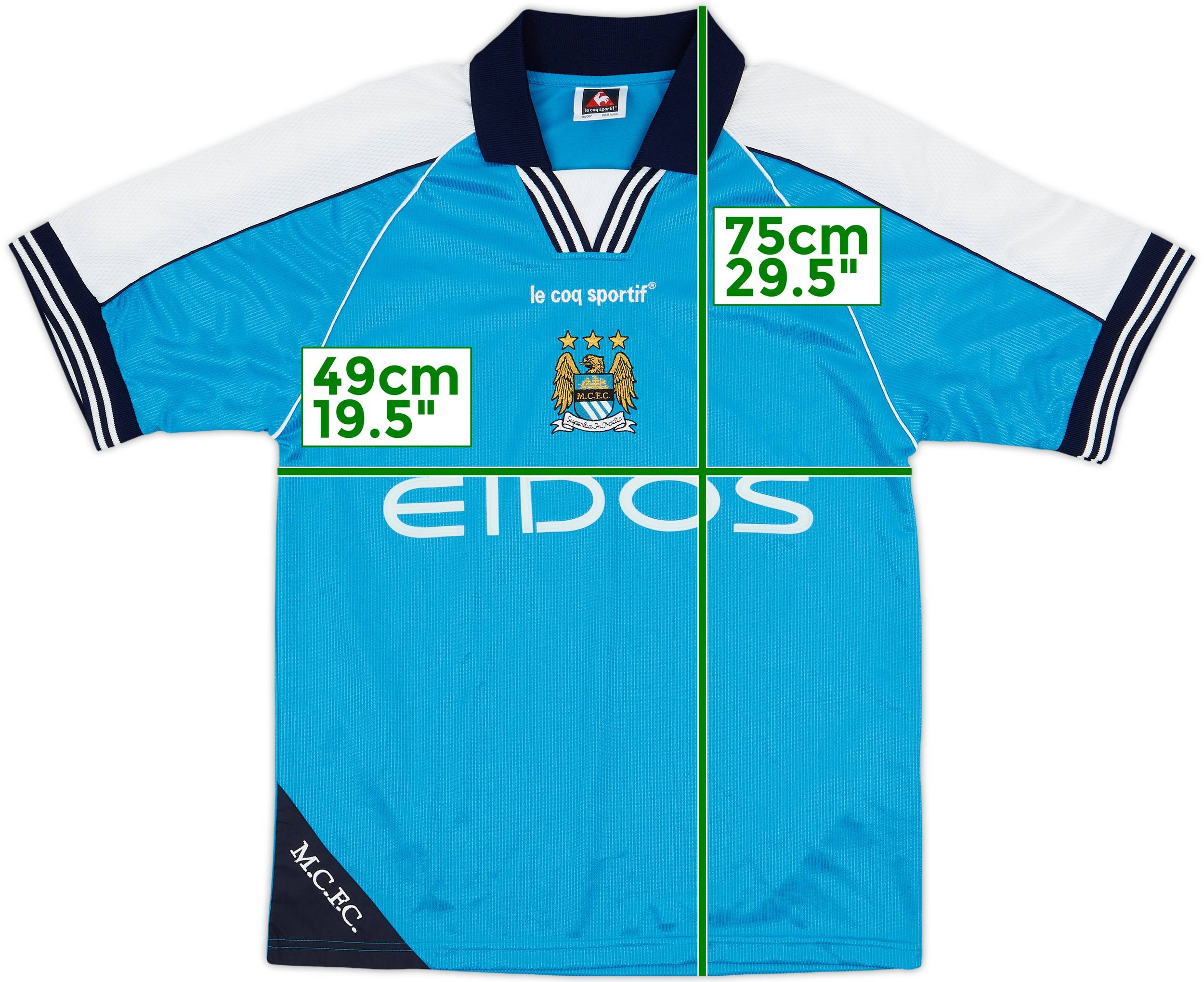 Manchester City 99/01 • Home Shirt • M (L) – Real Vintage