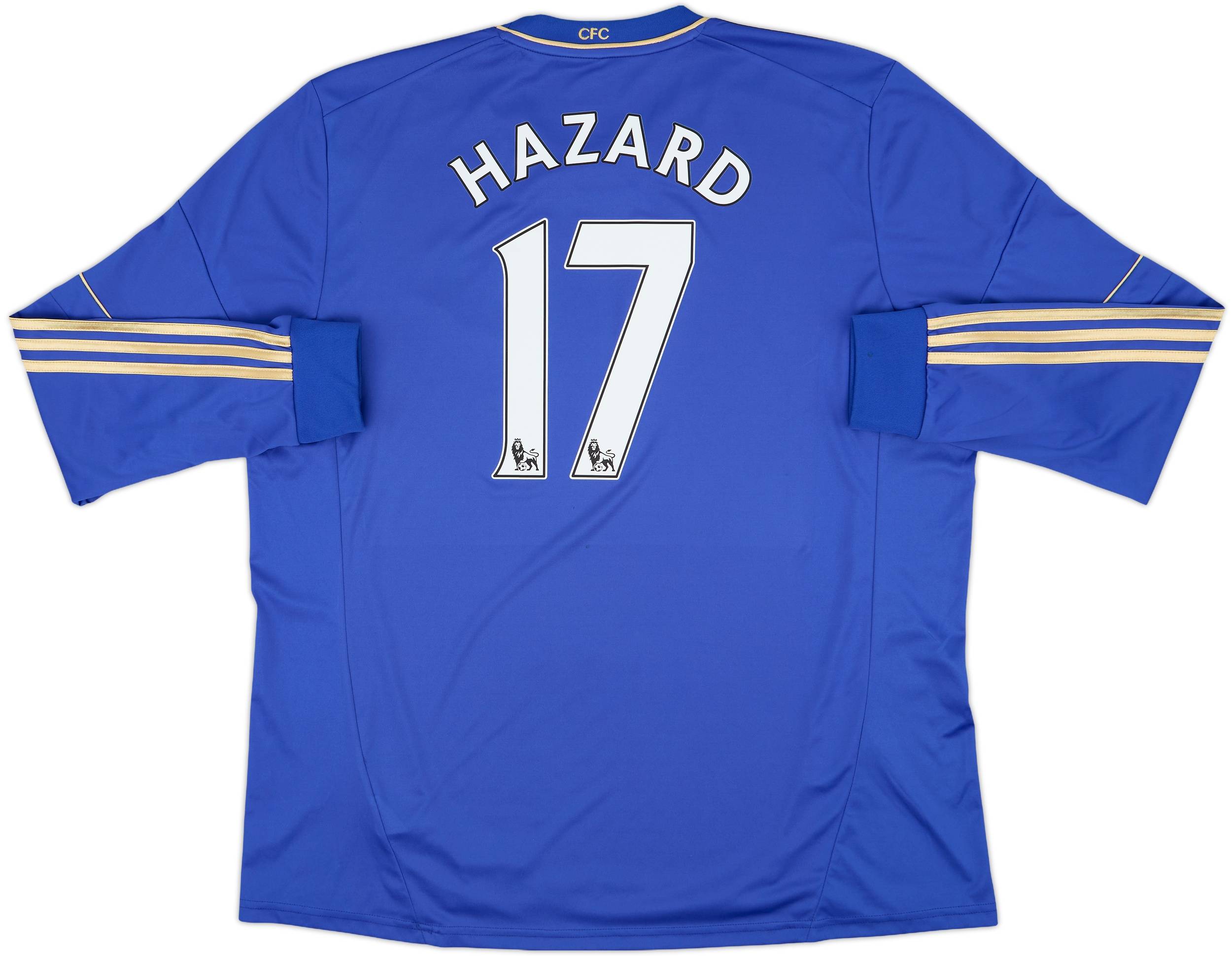 2012-13 Chelsea Home L/S Shirt Hazard #17 - 8/10 - (XXL)