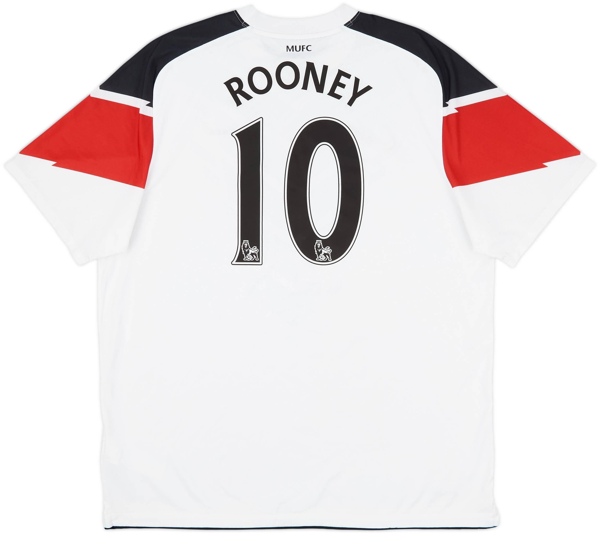 2010-12 Manchester United Away Shirt Rooney #10 - 9/10 - (XL)