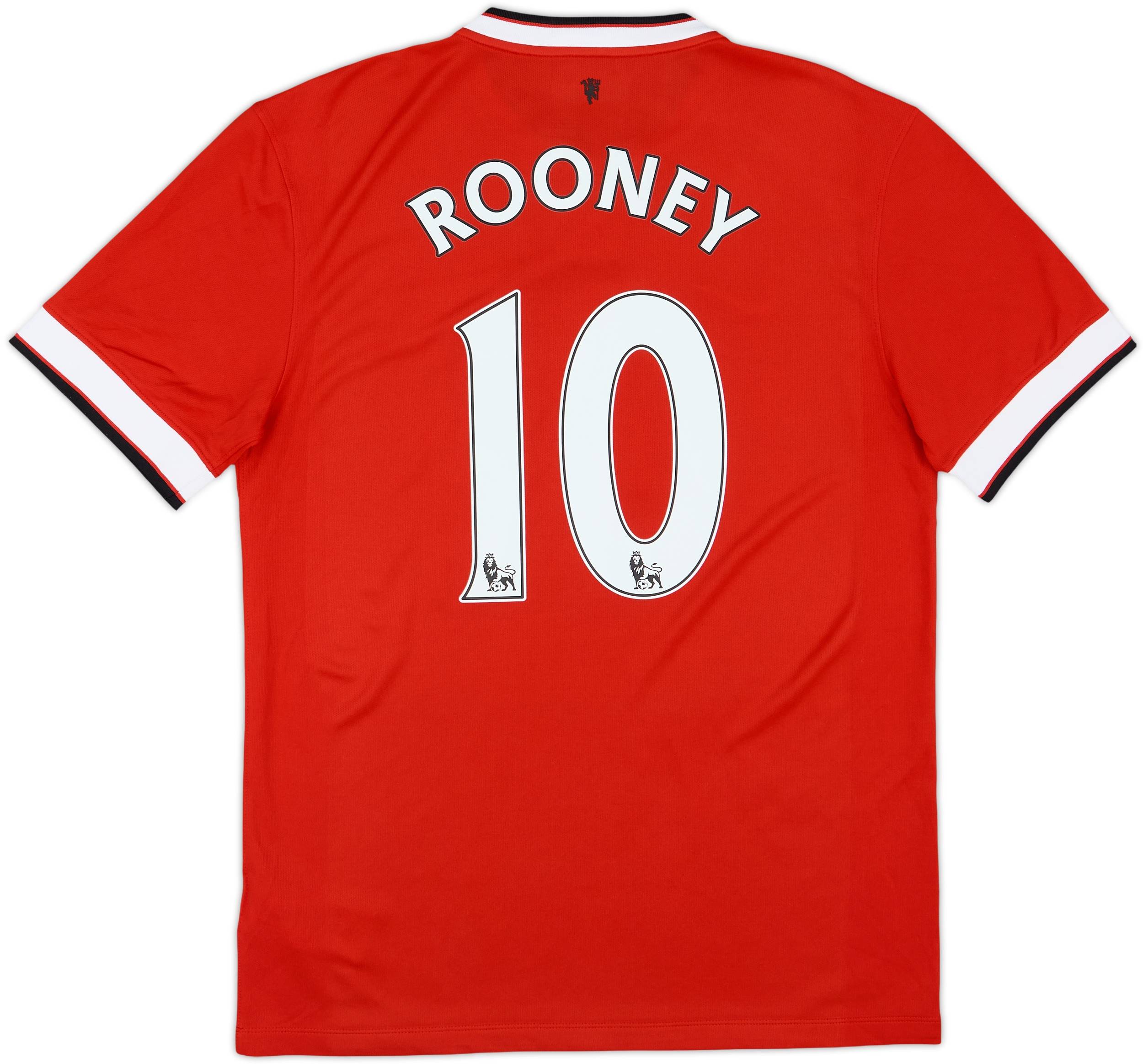 マンチェスター・ユナイテッド ROONEY 10 DRI-FITユニフォーム Nike Manchester United Rooney 10 Jersey 14/15 Size L With