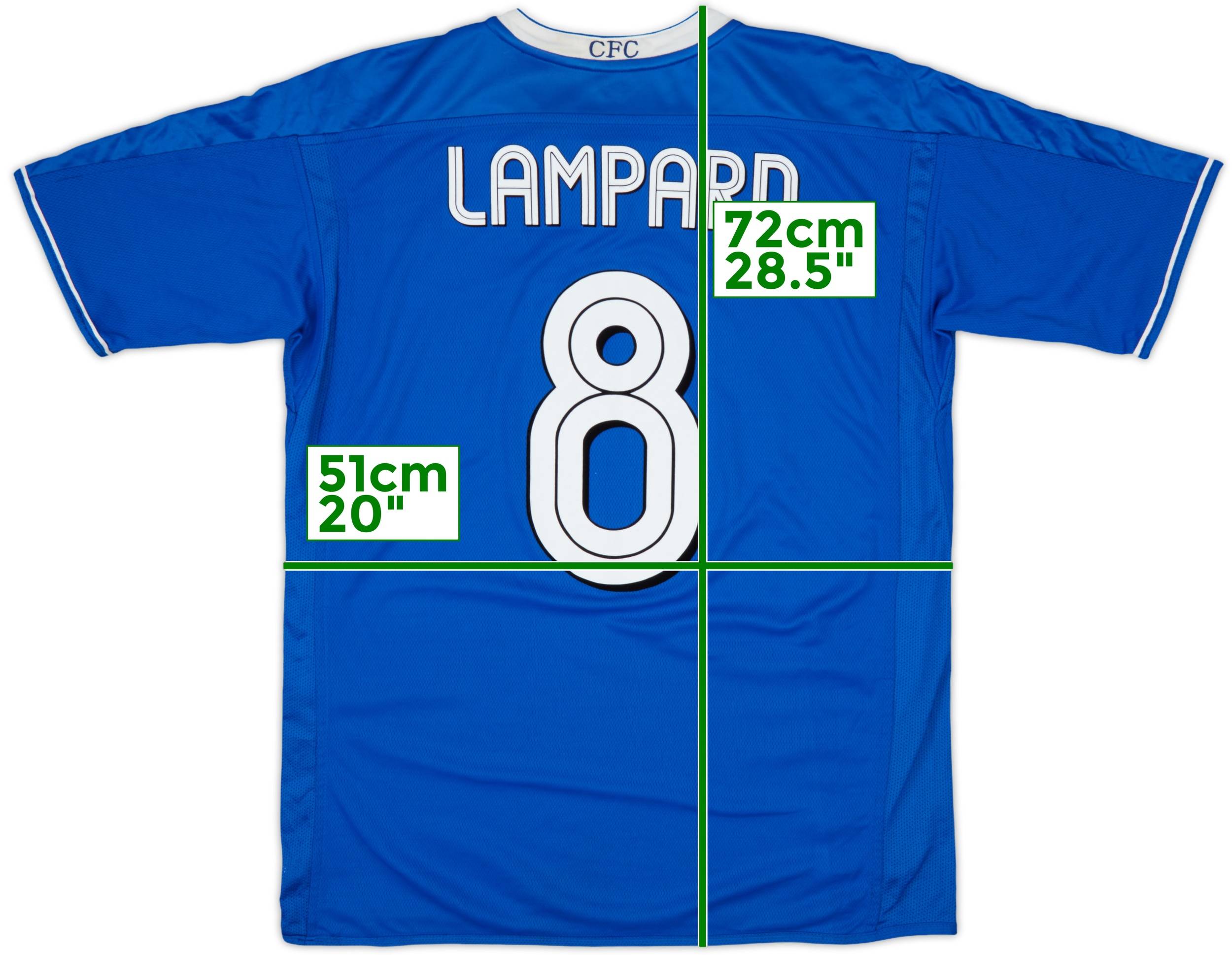 CHELSEA サッカーユニフォーム　LAMPARD MEN'S FC CHELSEA 2006/2007 LAMPARD #8 UEFA SOCCER FOOTBALL