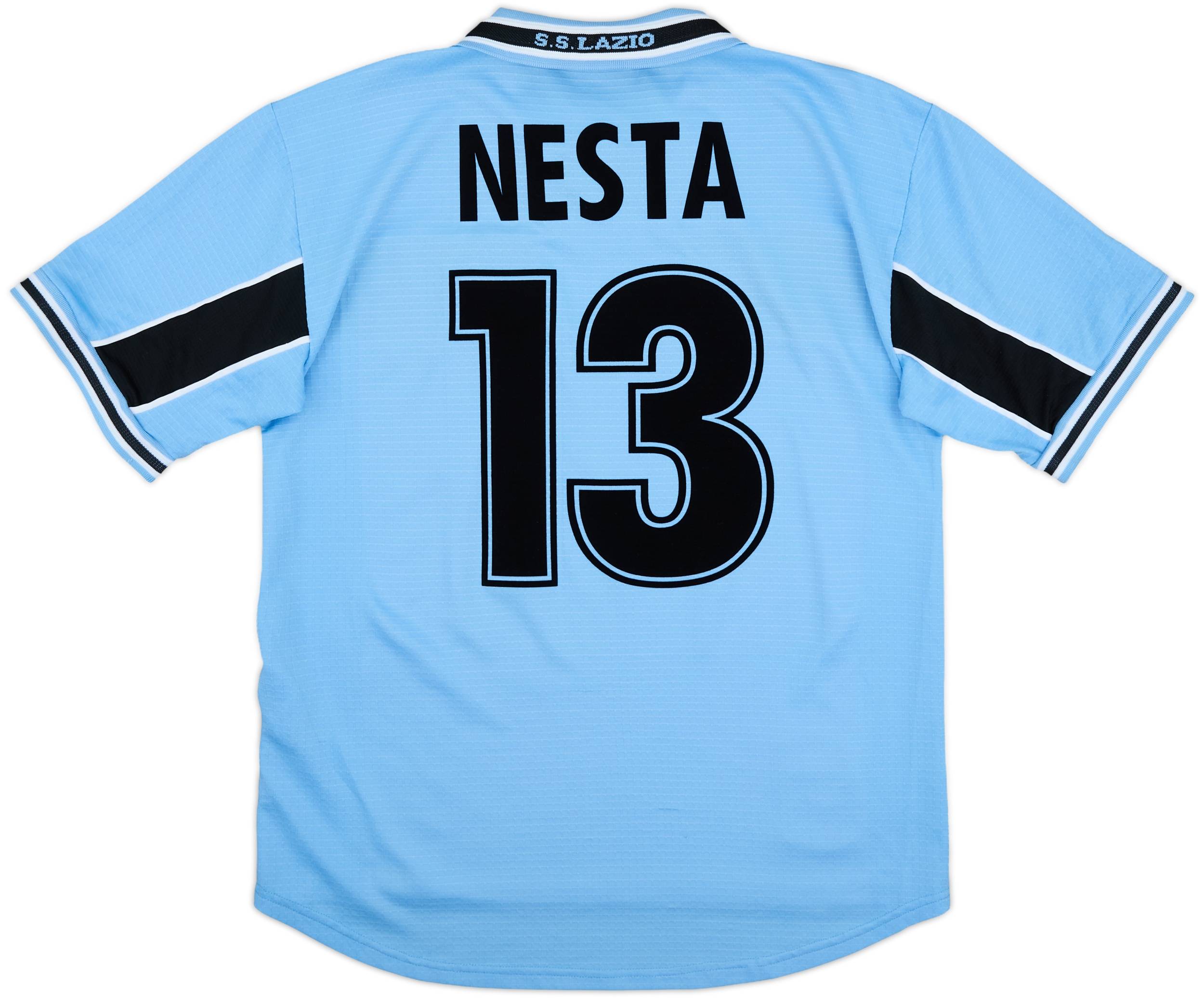 マイクラ 人気アイテム 1998-00 Lazio Home Shirt Nesta #13 - 8/10 - (M) ウェア