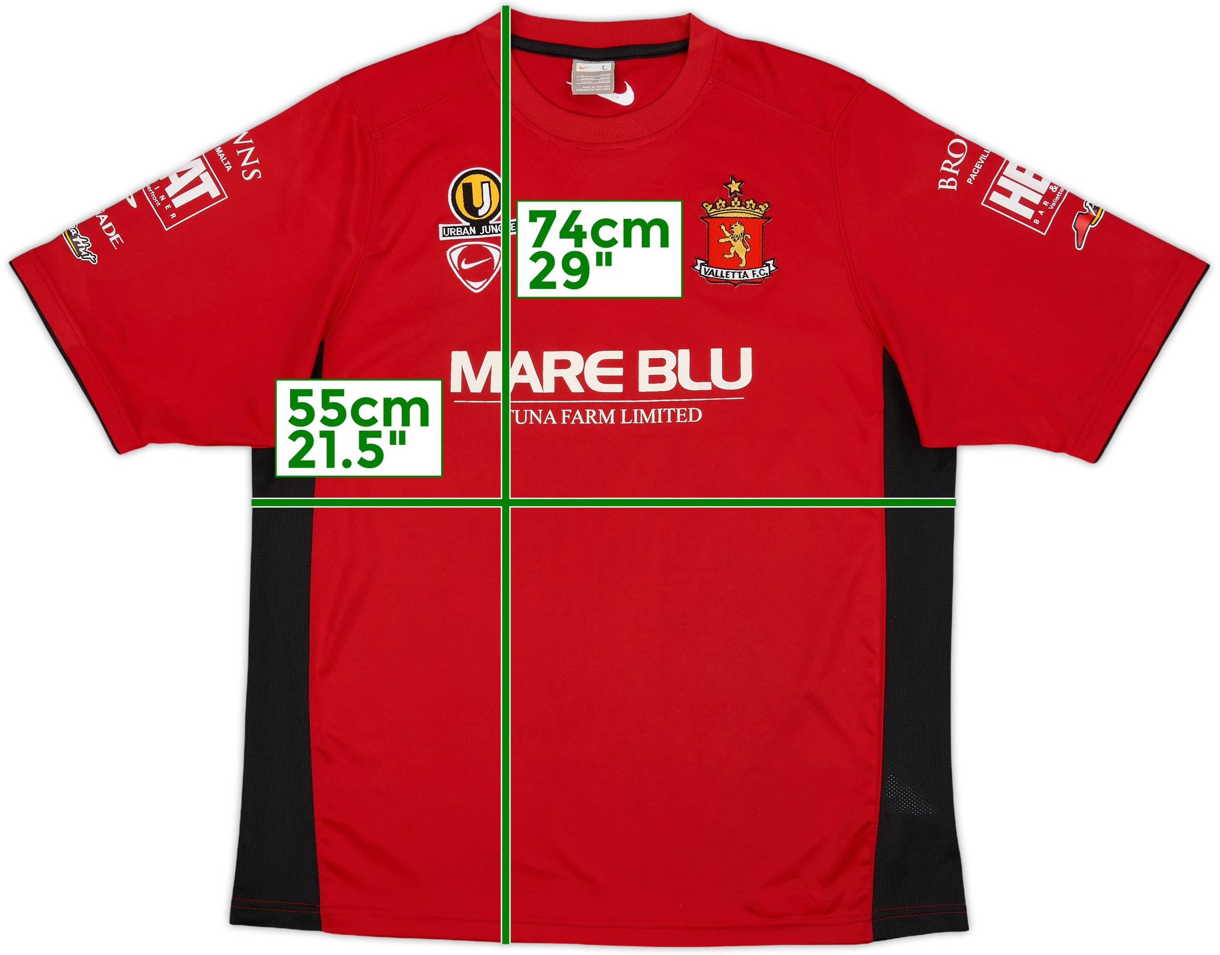 1990-94 Valletta FC Away Shirt - 6/10 - (XL)