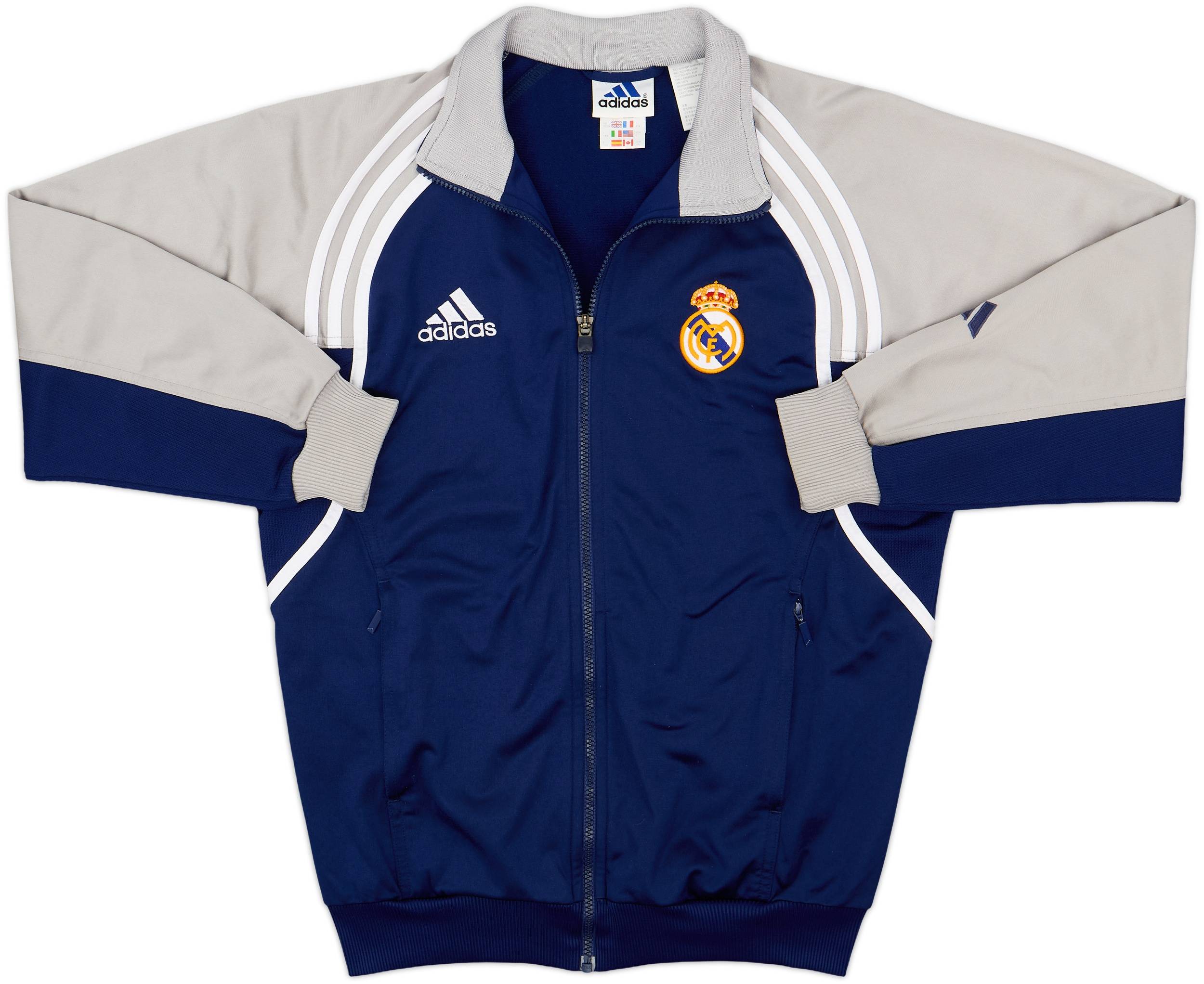 2001-02 Real Madrid adidas Track Jacket - 8/10 - (M)