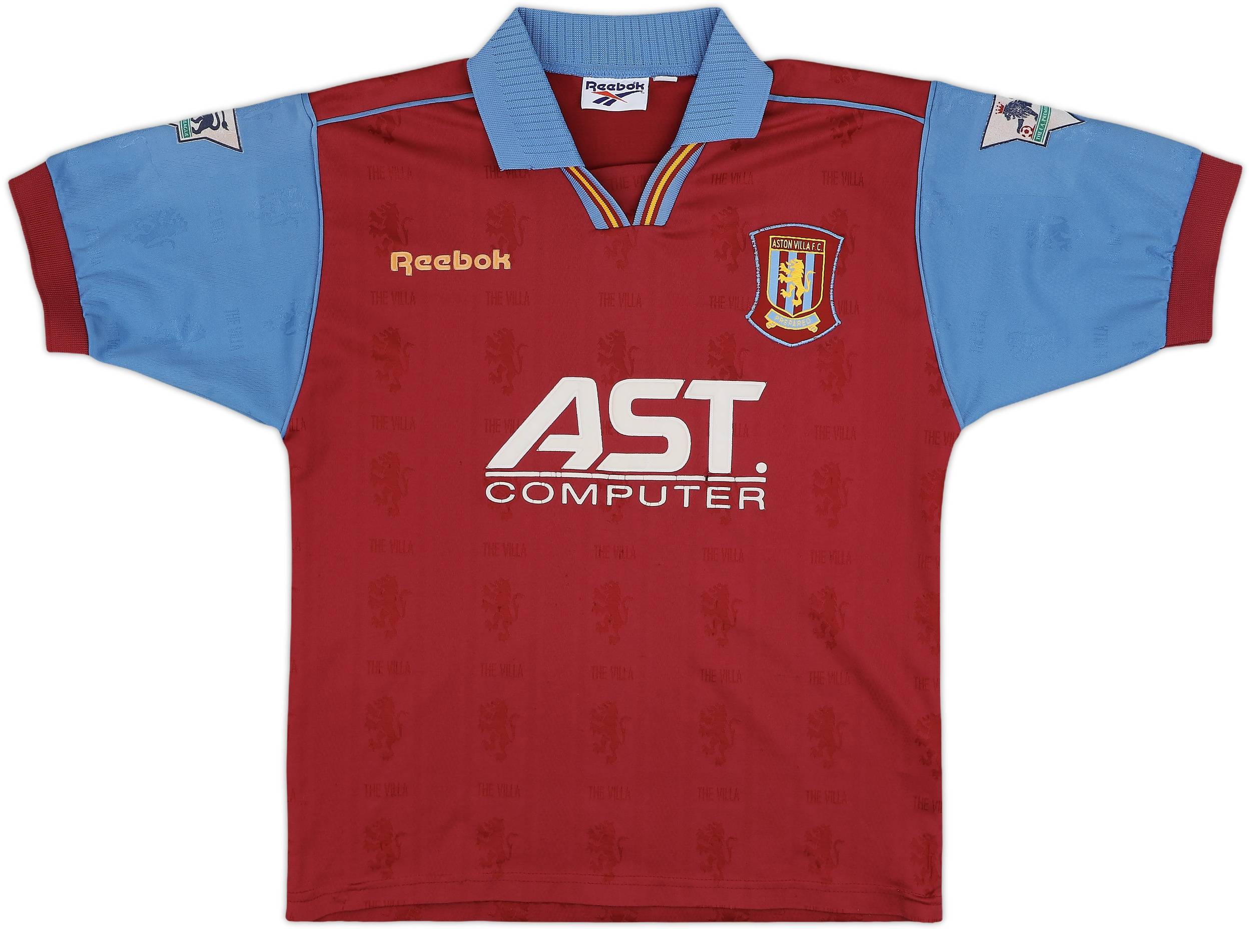 適当な価格 Aston 1995-97 Villa (S) - 5/10 - Shirt Home 帽子