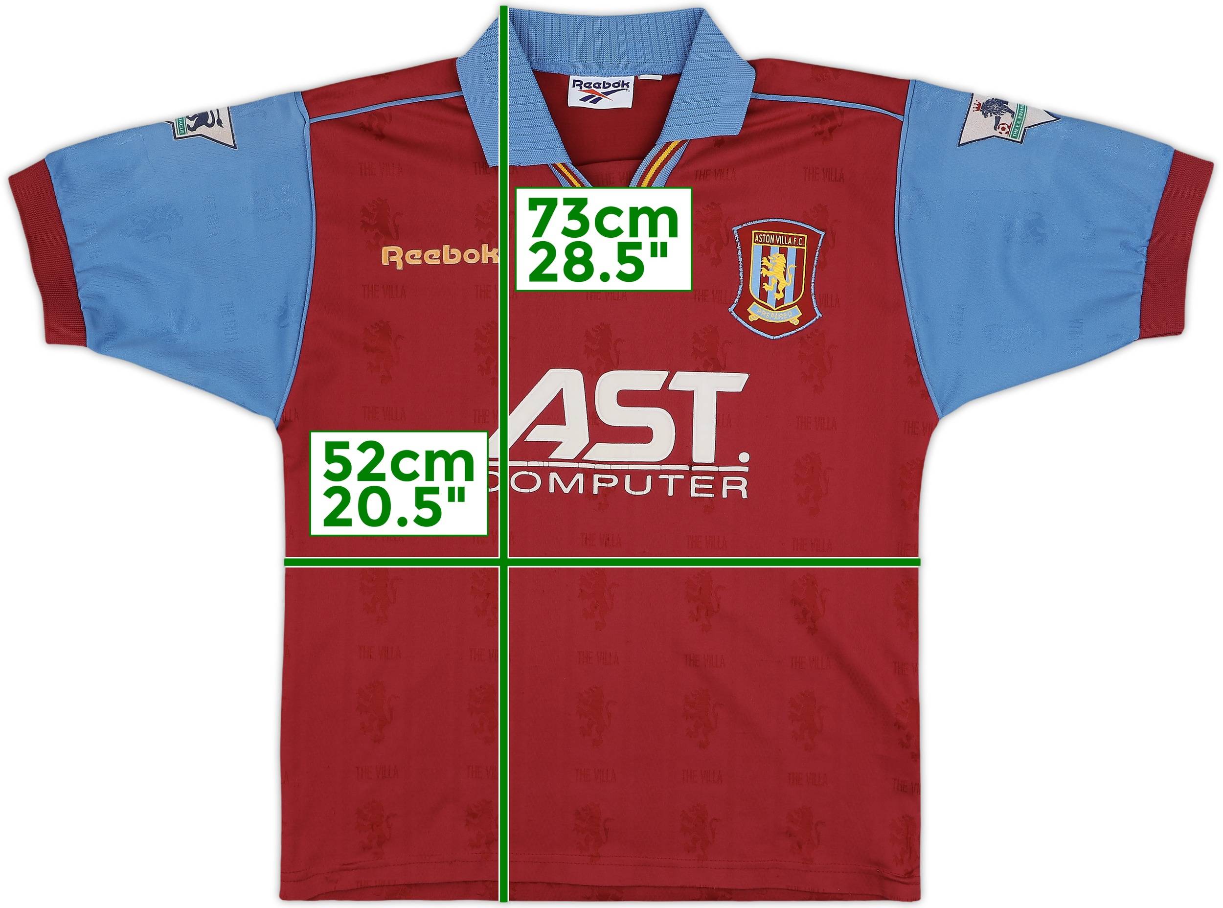 【正規品】 - Shirt Home Villa Aston 1995-97 5/10 (S) - ウェア