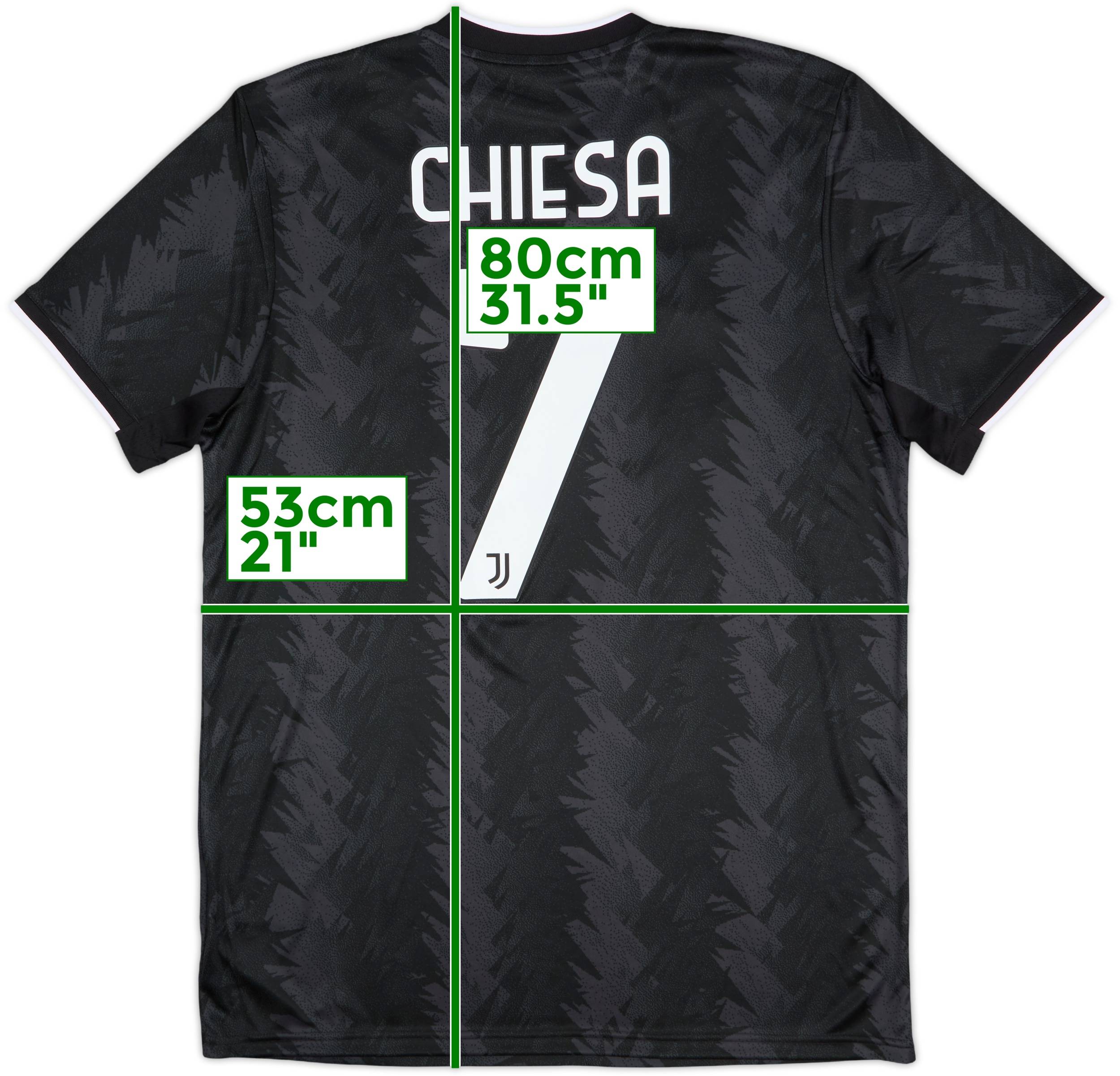 2022-23 Juventus Away Shirt Chiesa #7 - 10/10 - (L)