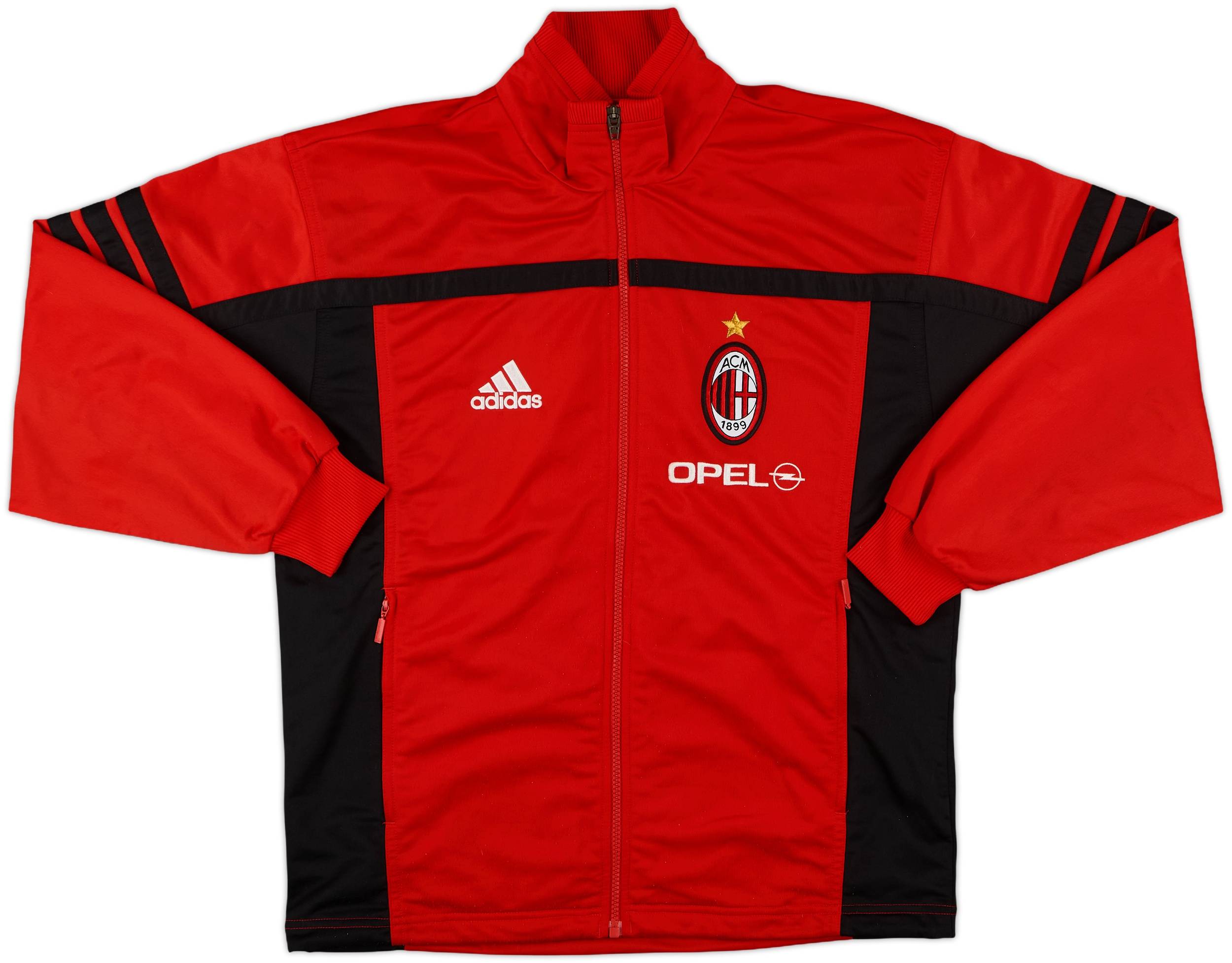 2000-01 AC Milan adidas Track Jacket - 8/10 - (S/M)