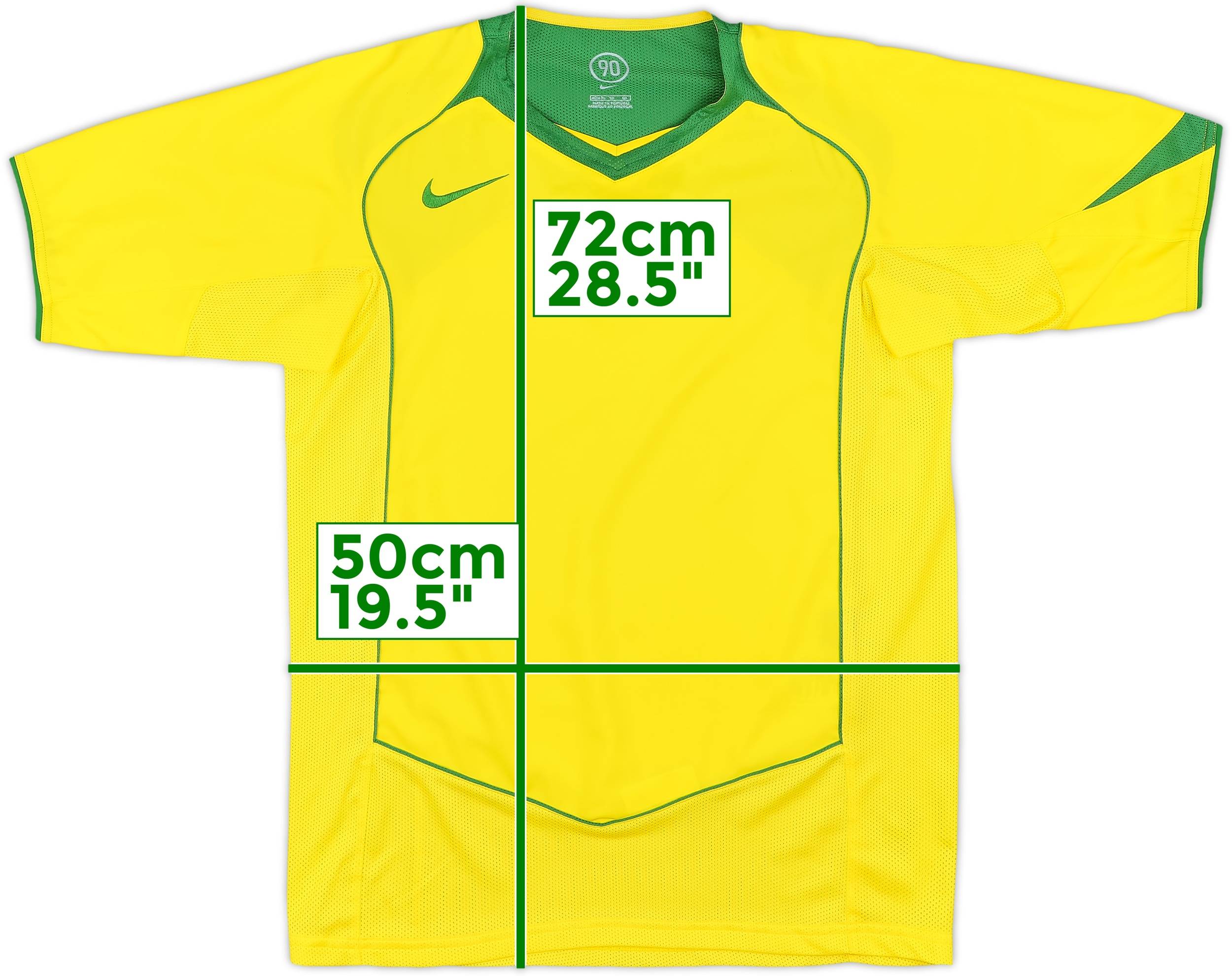 2004-06 Brazil Home Shirt - 9/10 - (Women's XL)