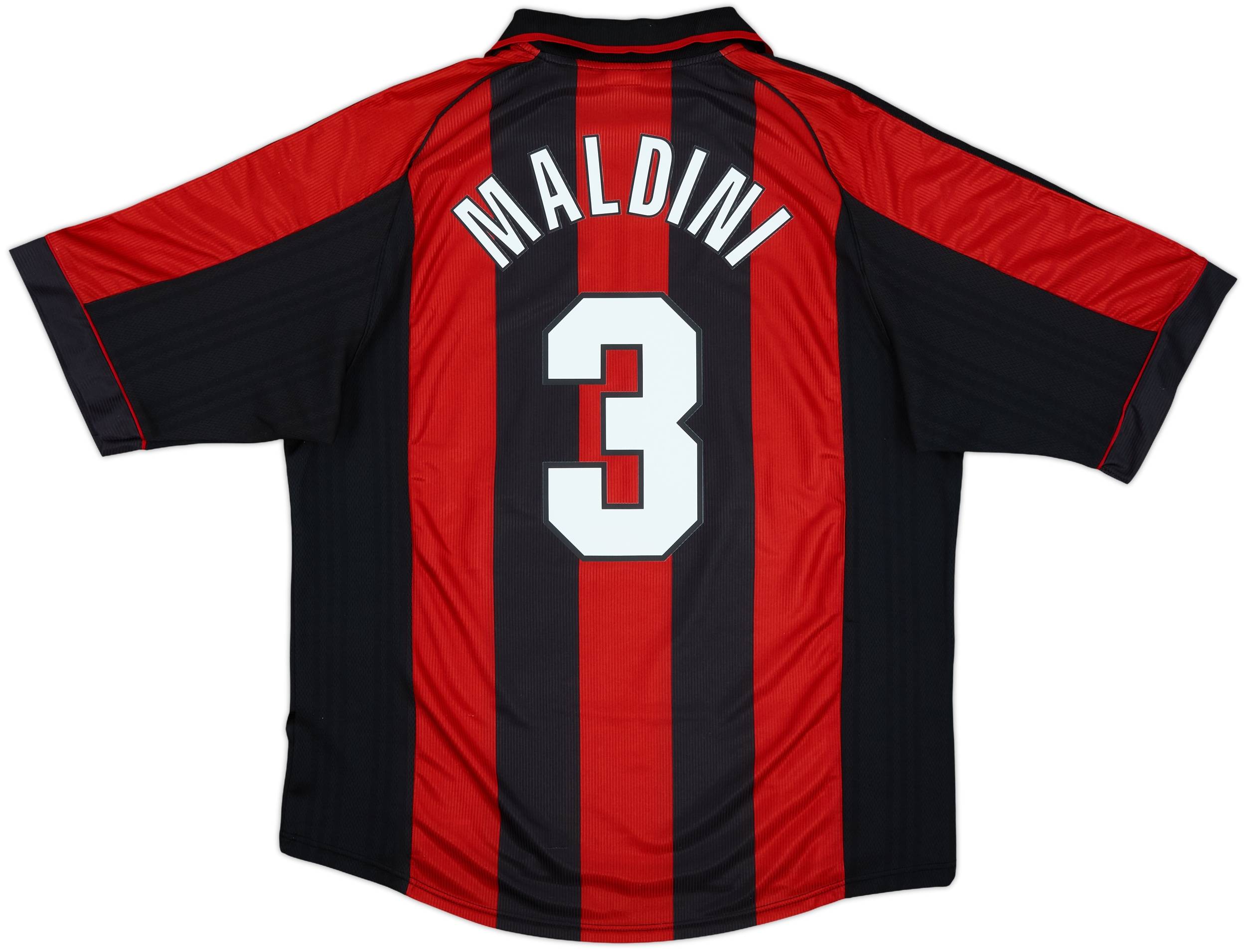 AC Milan UCL Home Kit 06/07 Maldini #3 Soccer Jersey Long