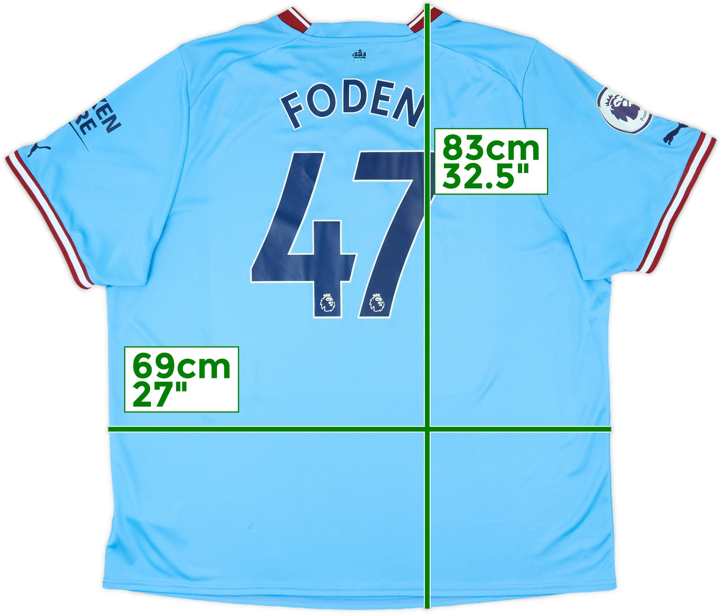2022-23 Manchester City Home Shirt Foden #47 (3XL)