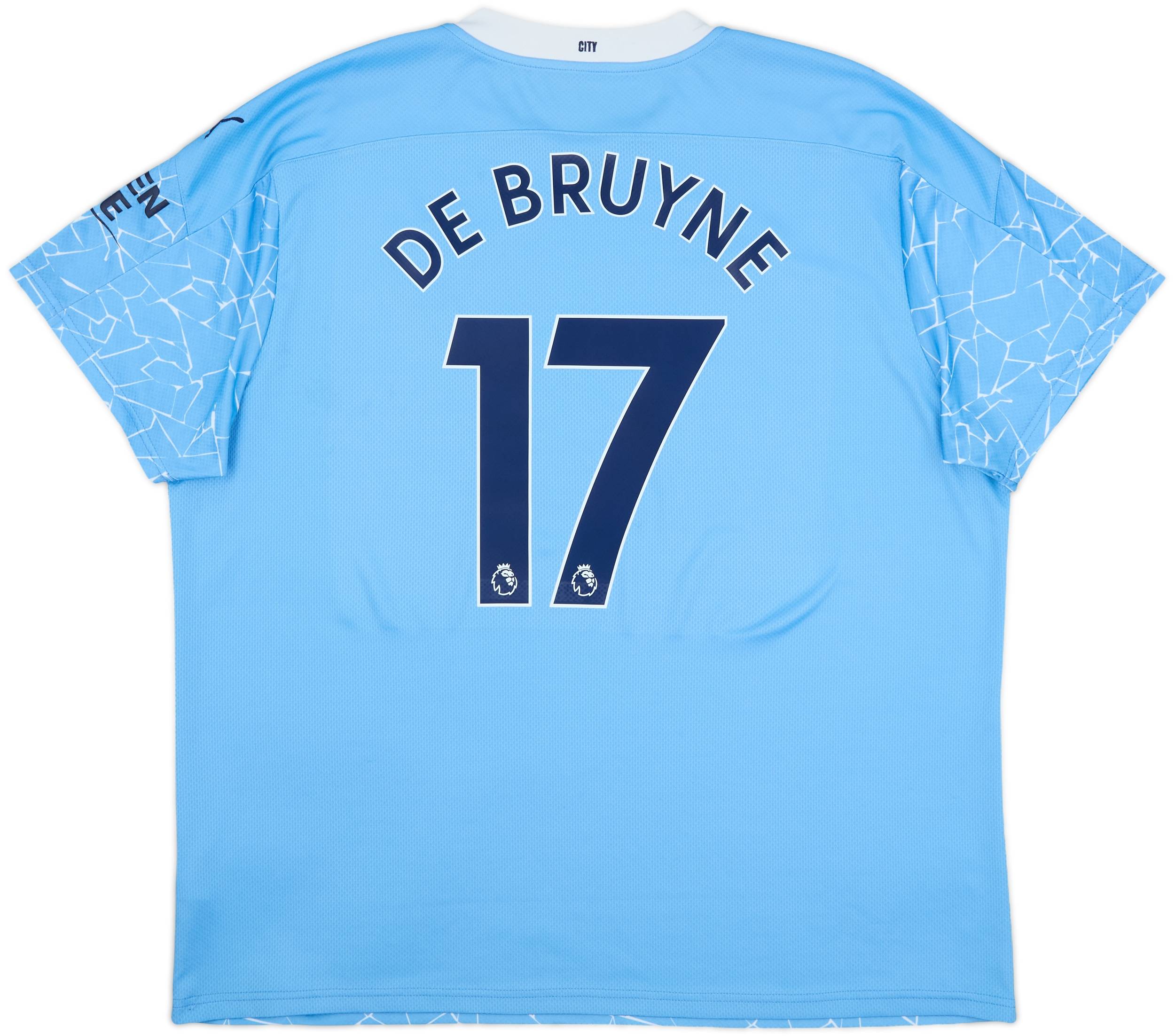 在庫処分セール 言い換え 2020-21 Manchester (3XL) - 8/10 - #17 Bruyne De Shirt Home City ウェア