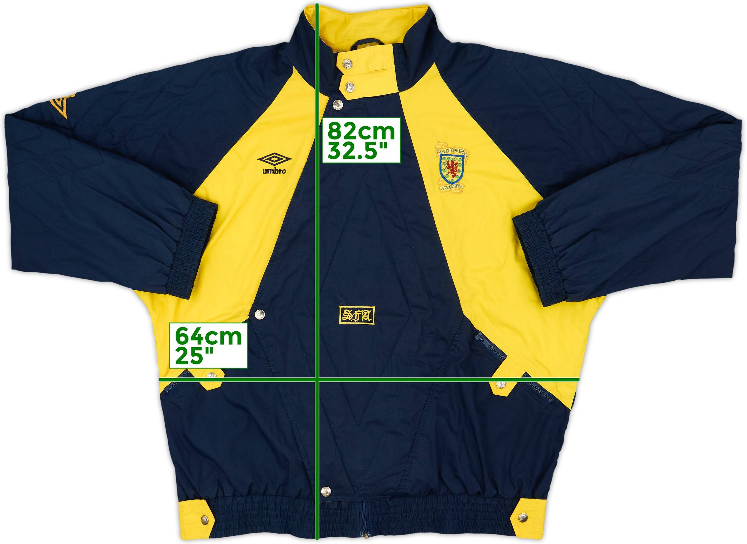 1990-92 Scotland Umbro Track Jacket - 8/10 - (XXL)
