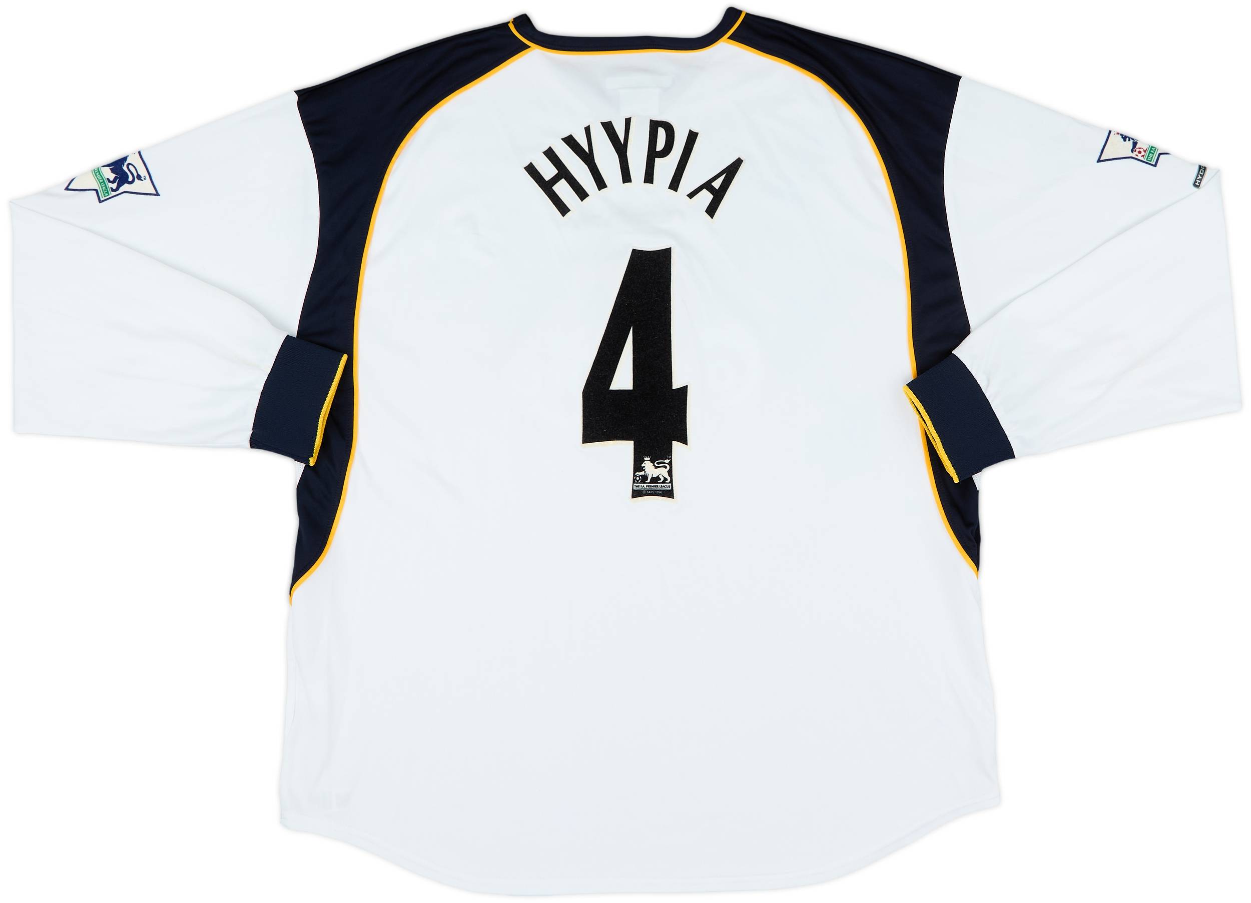 2001-03 Liverpool Away L/S Shirt Hyypia #4 - 8/10 - (XL)