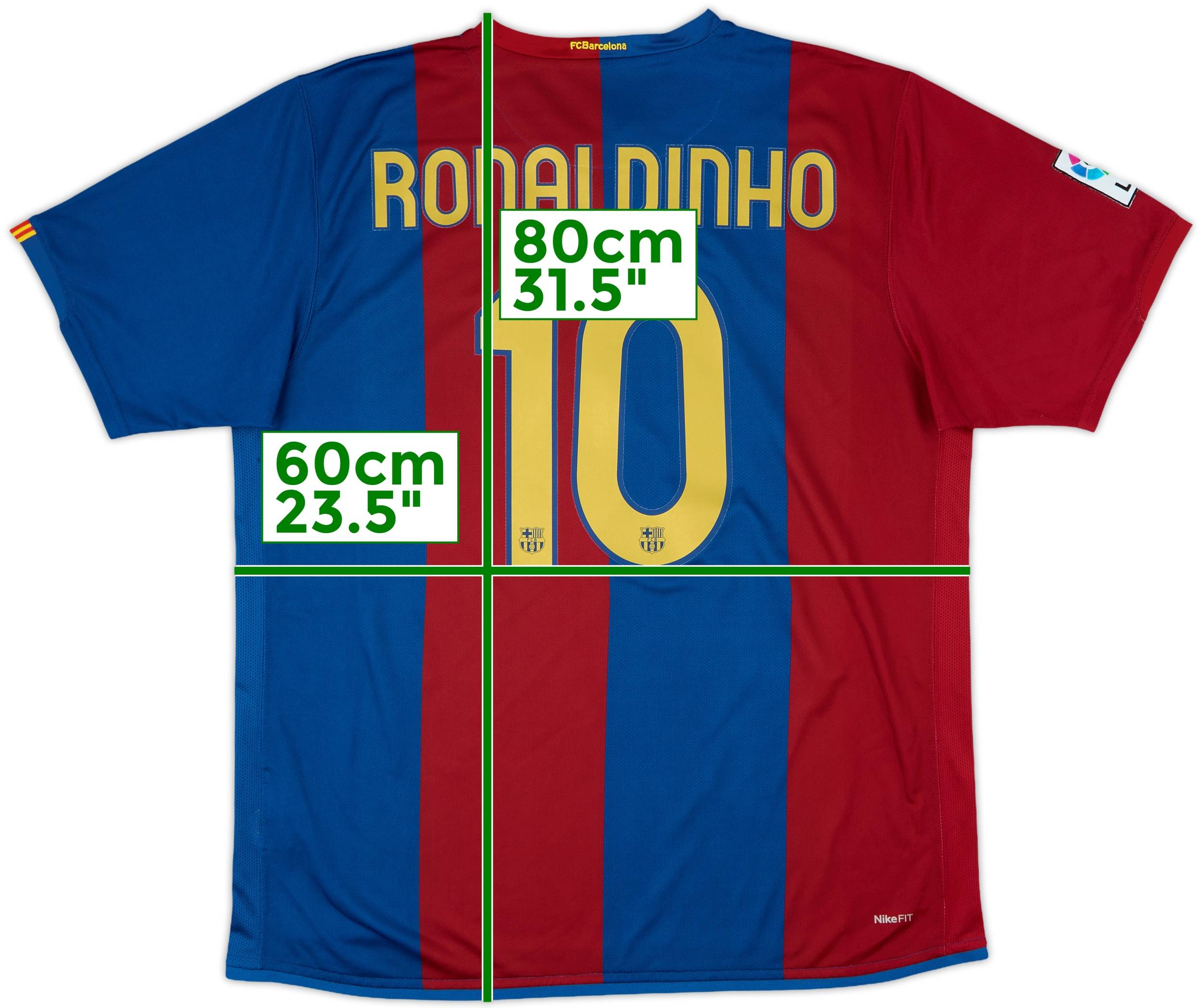FCバルセロナ RONALDINHO 10 シャツ - メルカリ