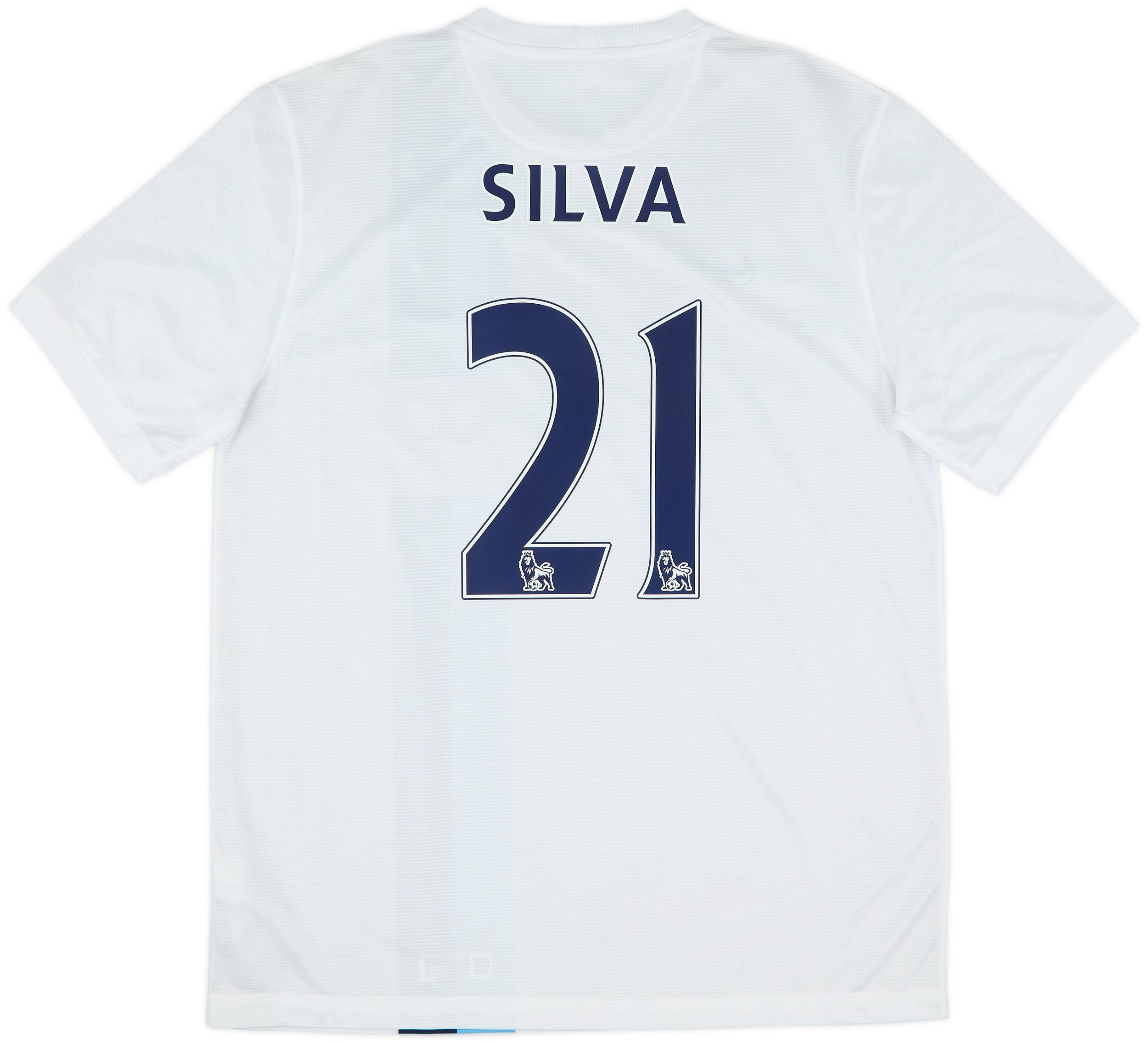 2018-19 Manchester City Home L/S Shirt Silva #21 (XL)