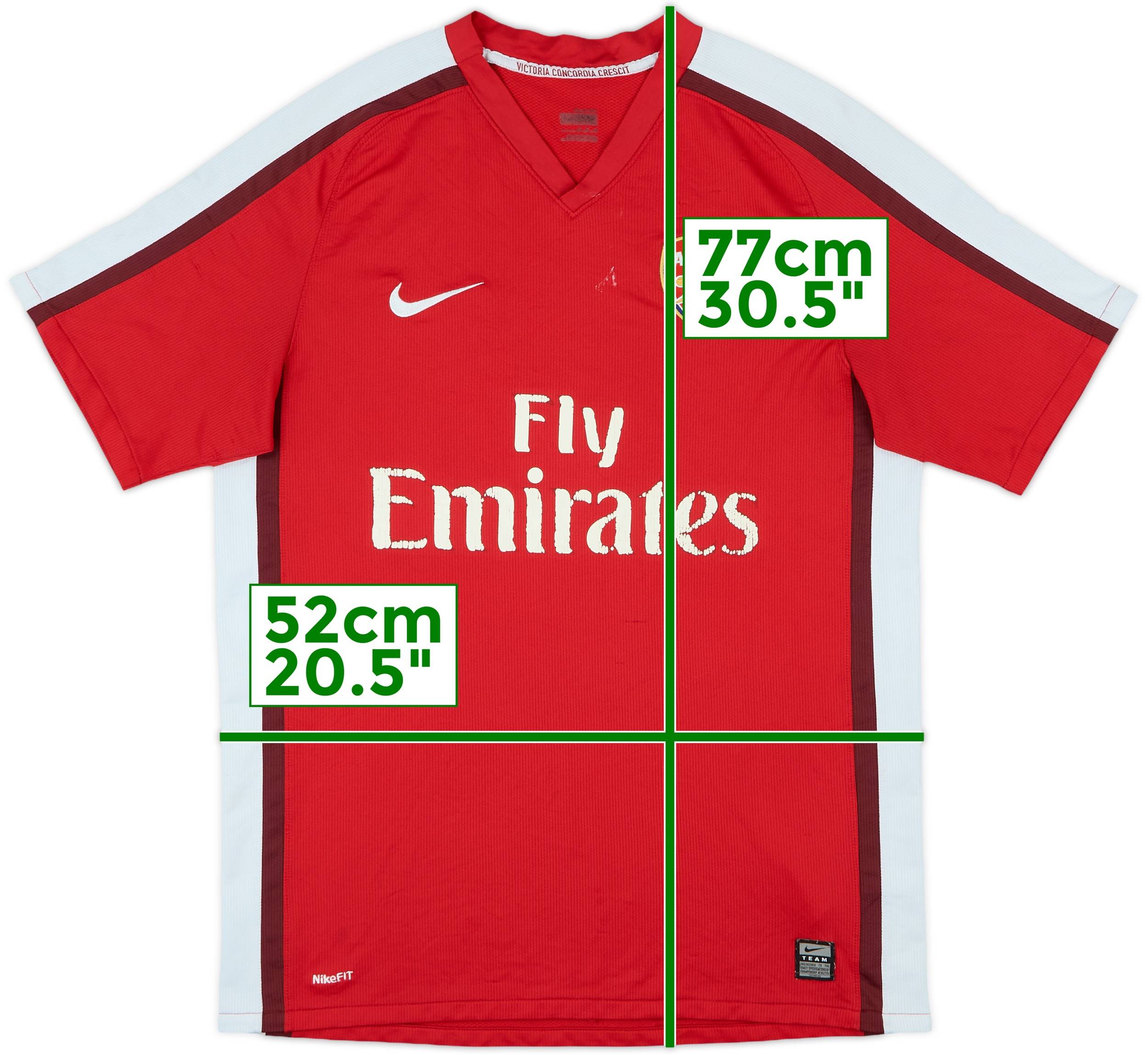 Nike Arsenal 08/10 Home Jersey Sz M | eBay