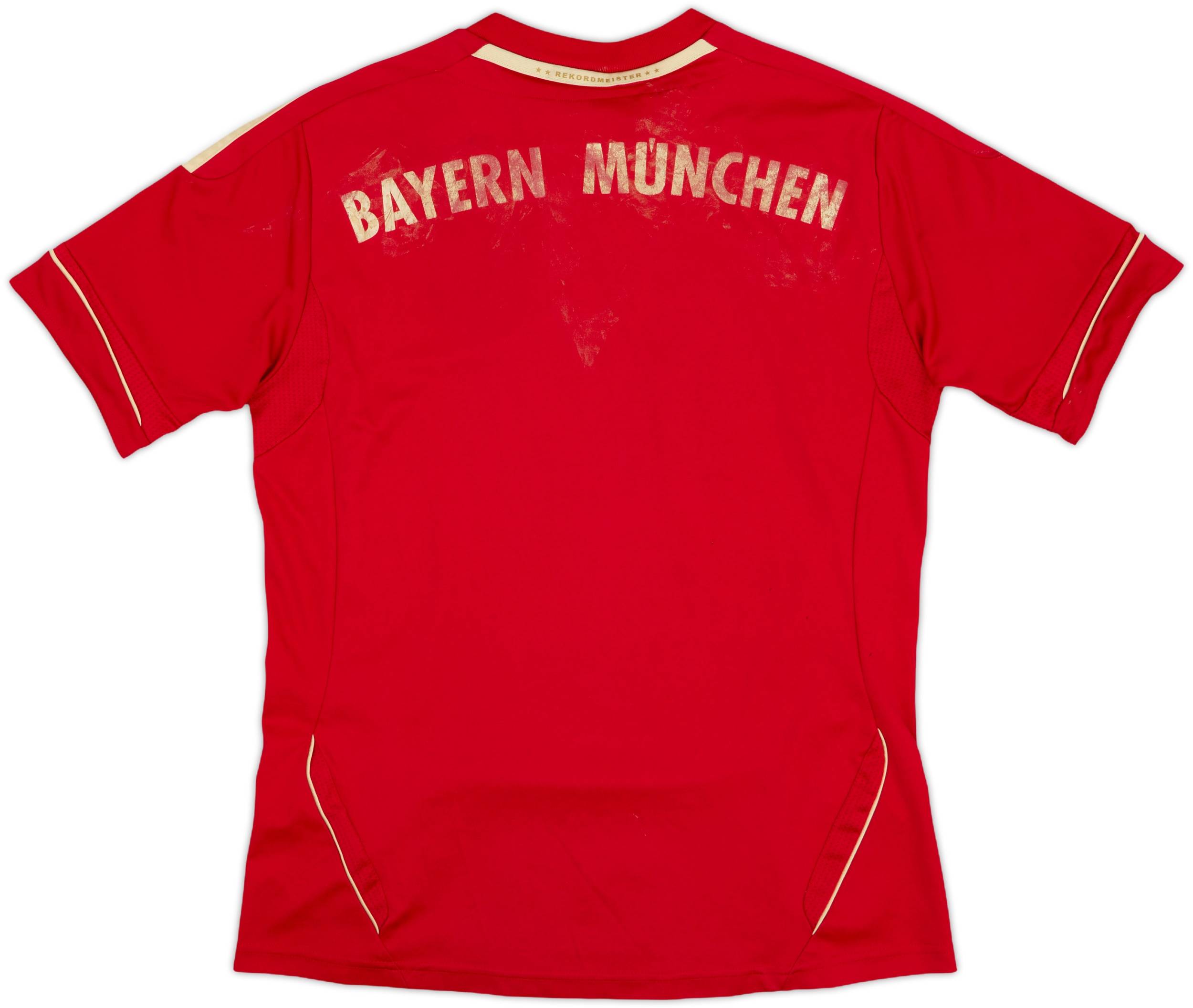 2011-13 Bayern Munich Signed Home Shirt - 5/10 - (L.Boys)