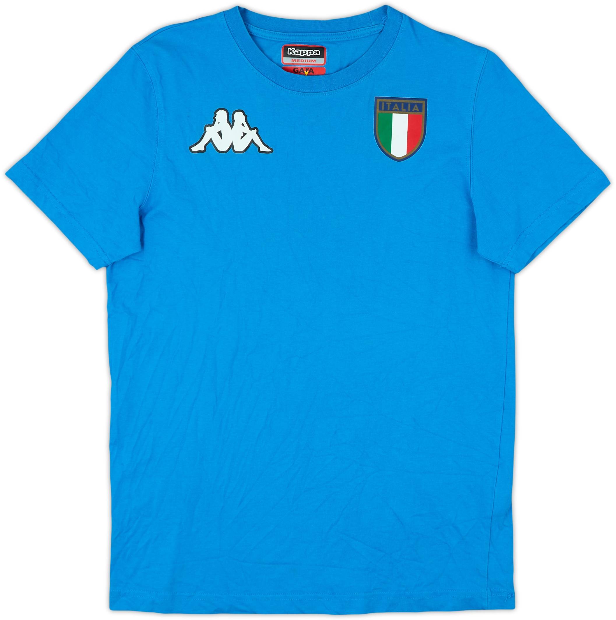 2011-12 Italy Kappa Cotton Tee - 7/10 - (M)