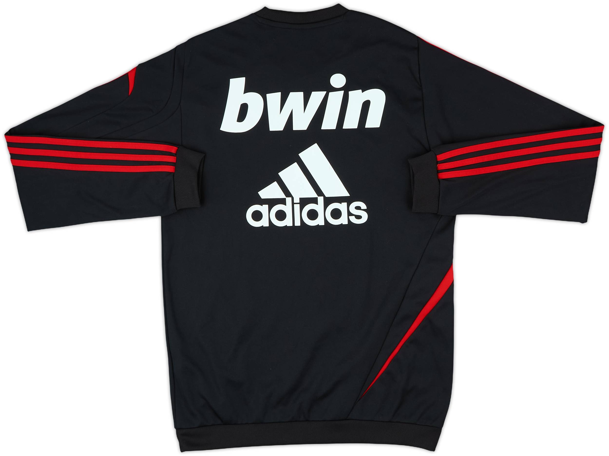 2009-10 AC Milan adidas Sweat Top - 8/10 - (XL.Boys)
