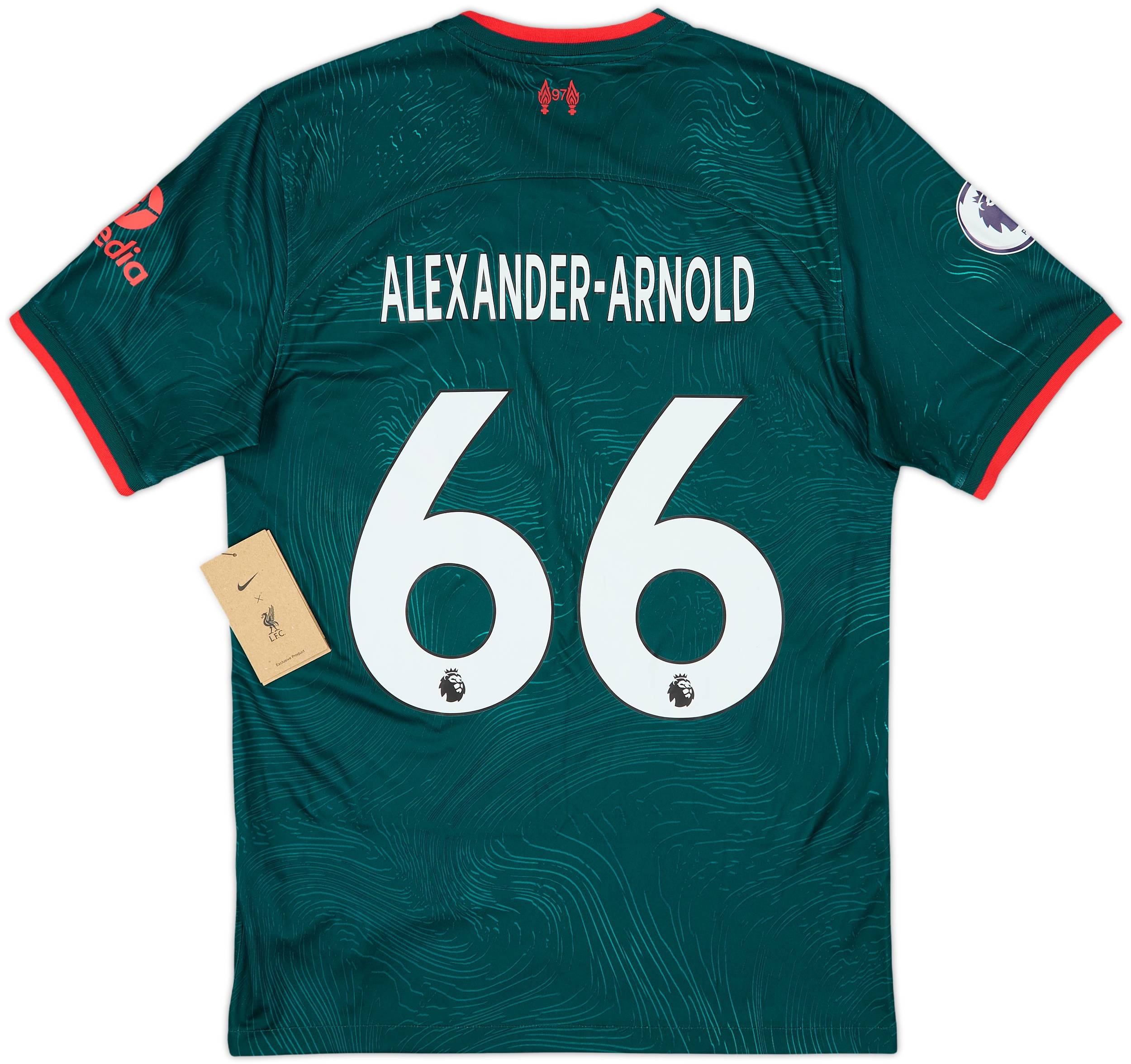 プレミアリーグ リバプール 66番ALEXANDER-ARNOLD Lサイズ 2022-23 Liverpool Third Shirt Alexander-Arnold #66 (S)