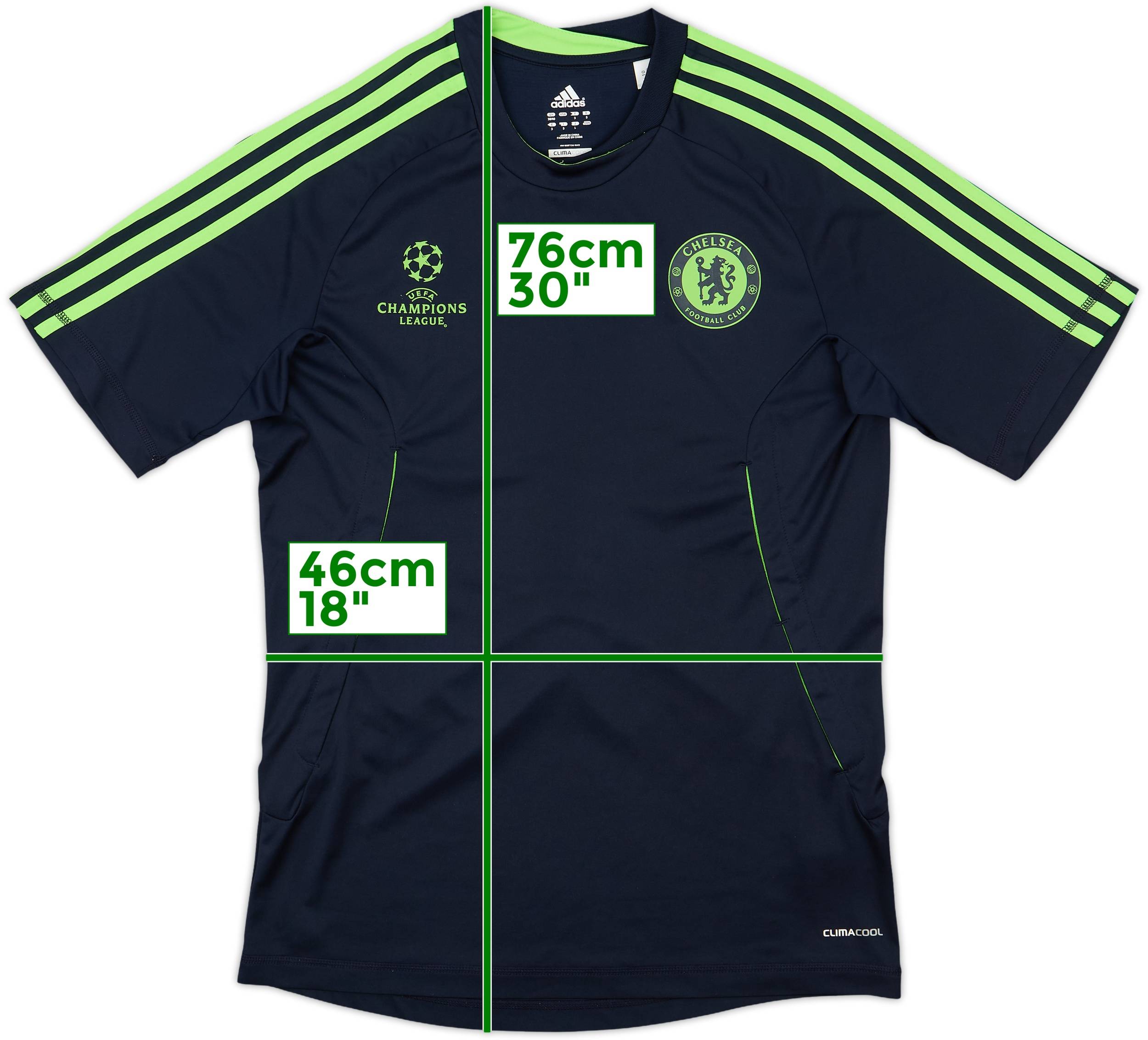 2010-11 Chelsea adidas CL Training Shirt - 9/10 - (M)